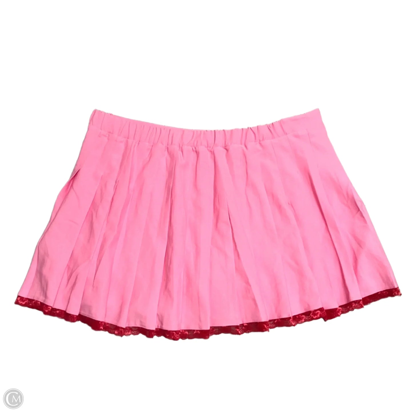 Skirt Mini & Short By My Violet In Pink & Red, Size: 4x