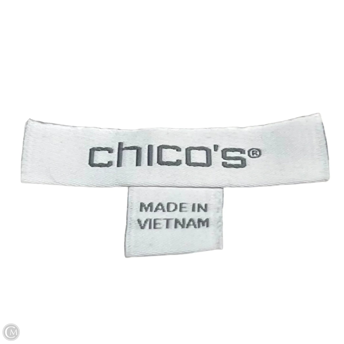 Top Short Sleeve By Chicos In White, Size: L