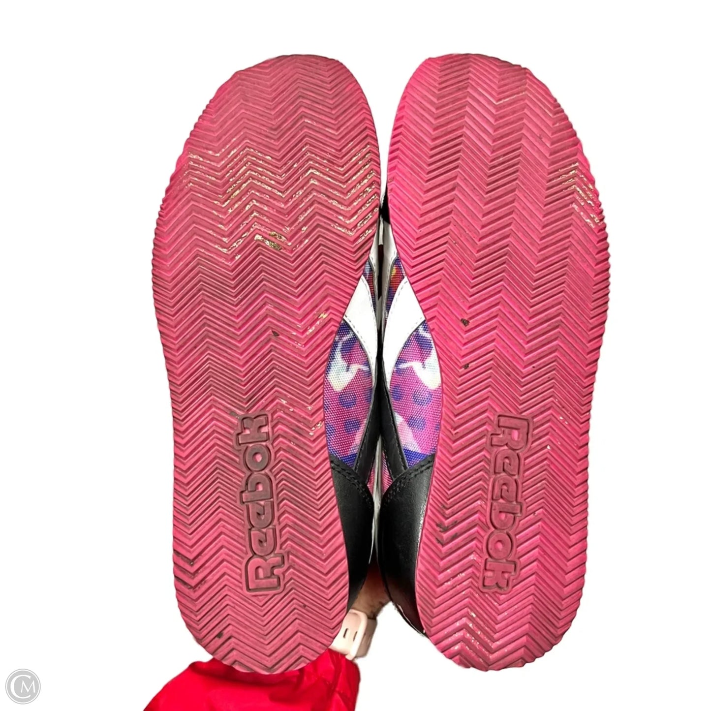 Shoes Athletic By Reebok In Black & Pink, Size: 6.5