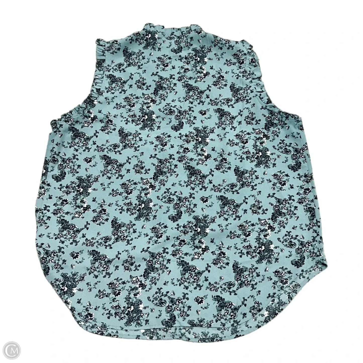 Top Sleeveless By Nordstrom In Black & Blue, Size: Xl