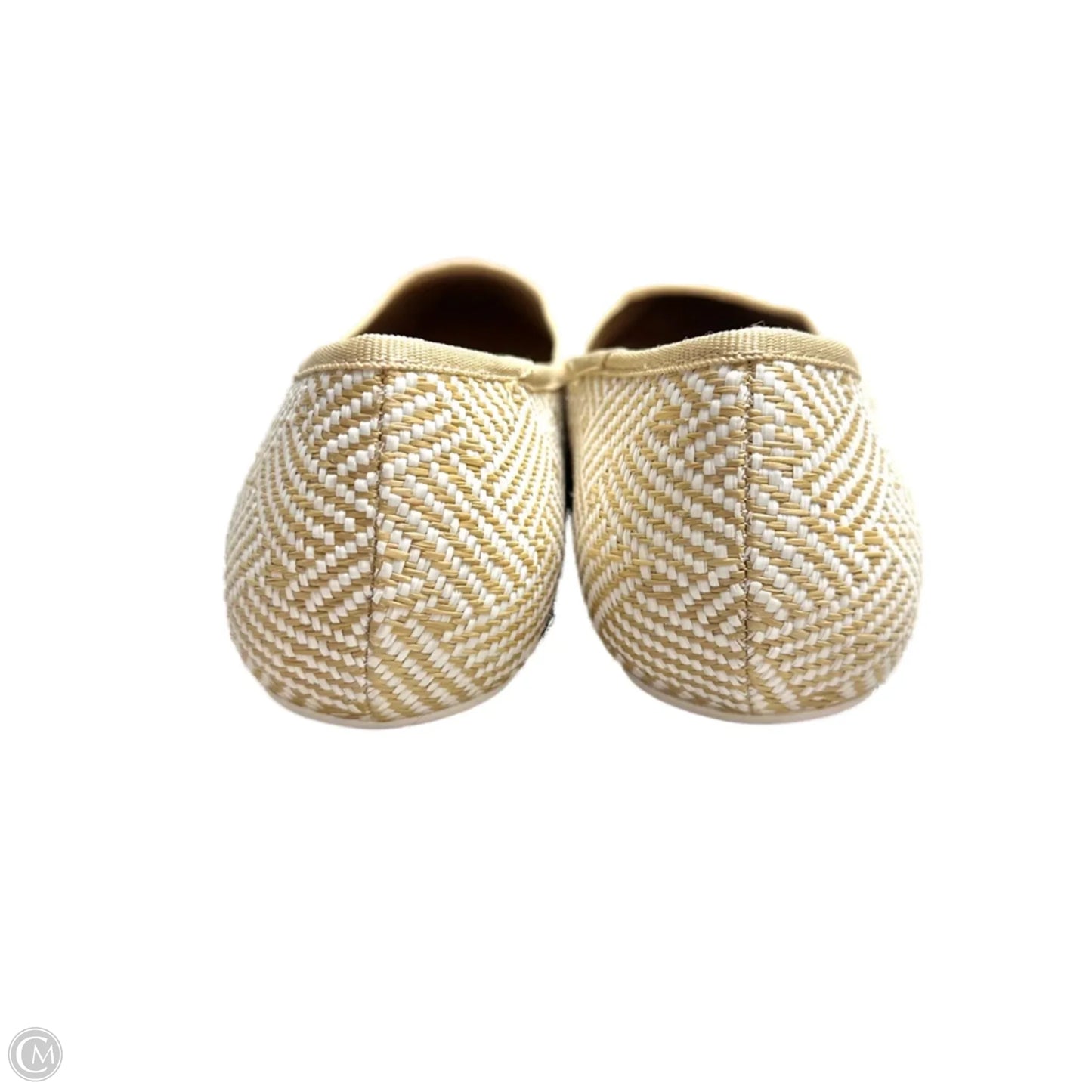 Shoes Flats By Kelly And Katie In Tan & White, Size: 8.5