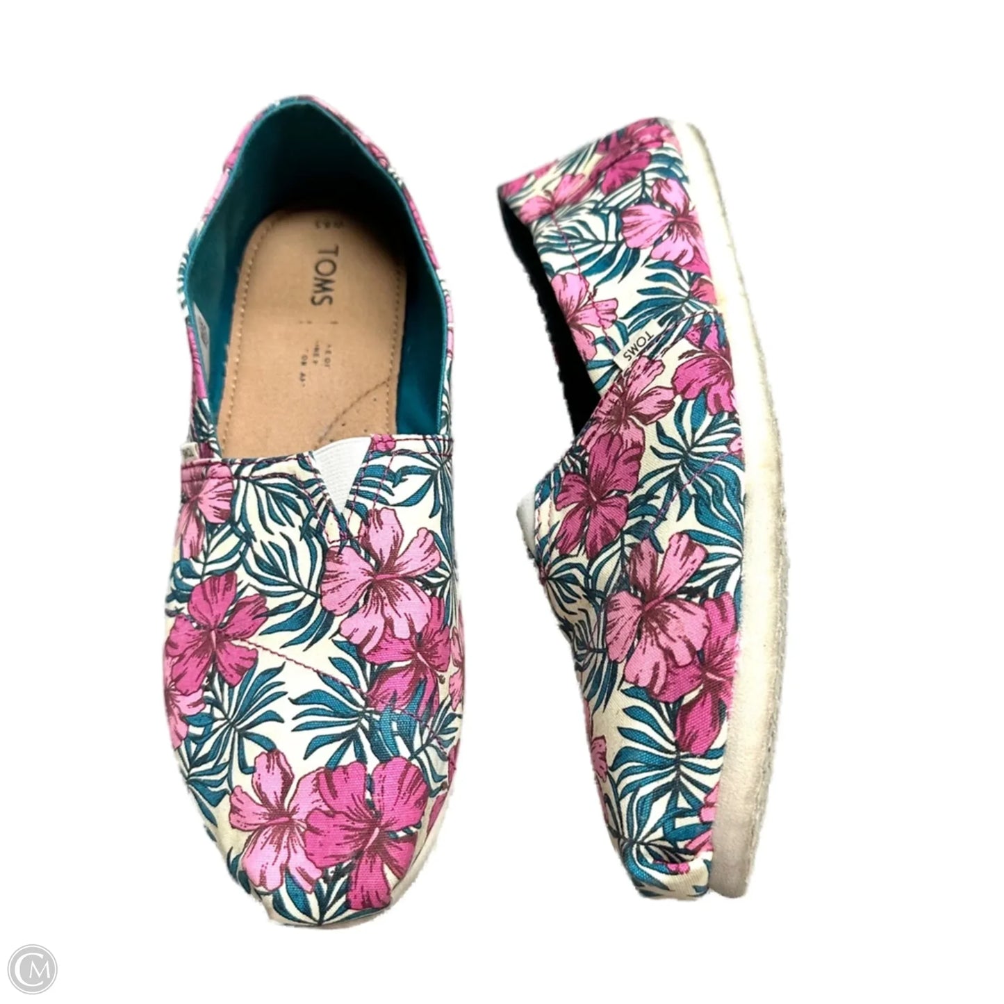 Shoes Flats By Toms In Floral Print, Size: 8.5