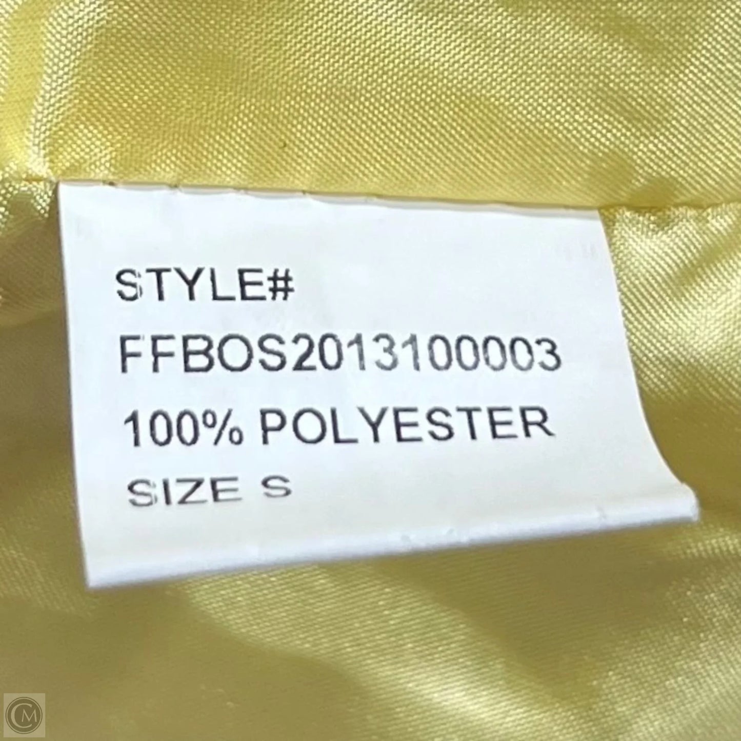 Shorts By Tobi In Gold, Size: S