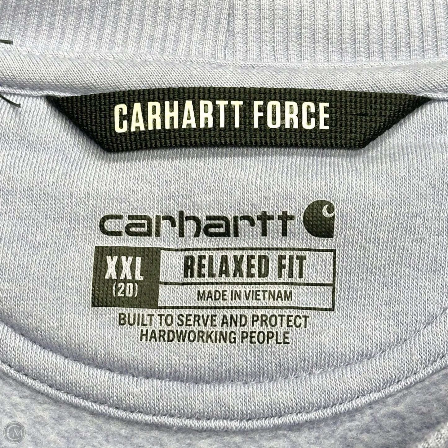 Sweatshirt Crewneck By Carhartt In Purple, Size: Xxl