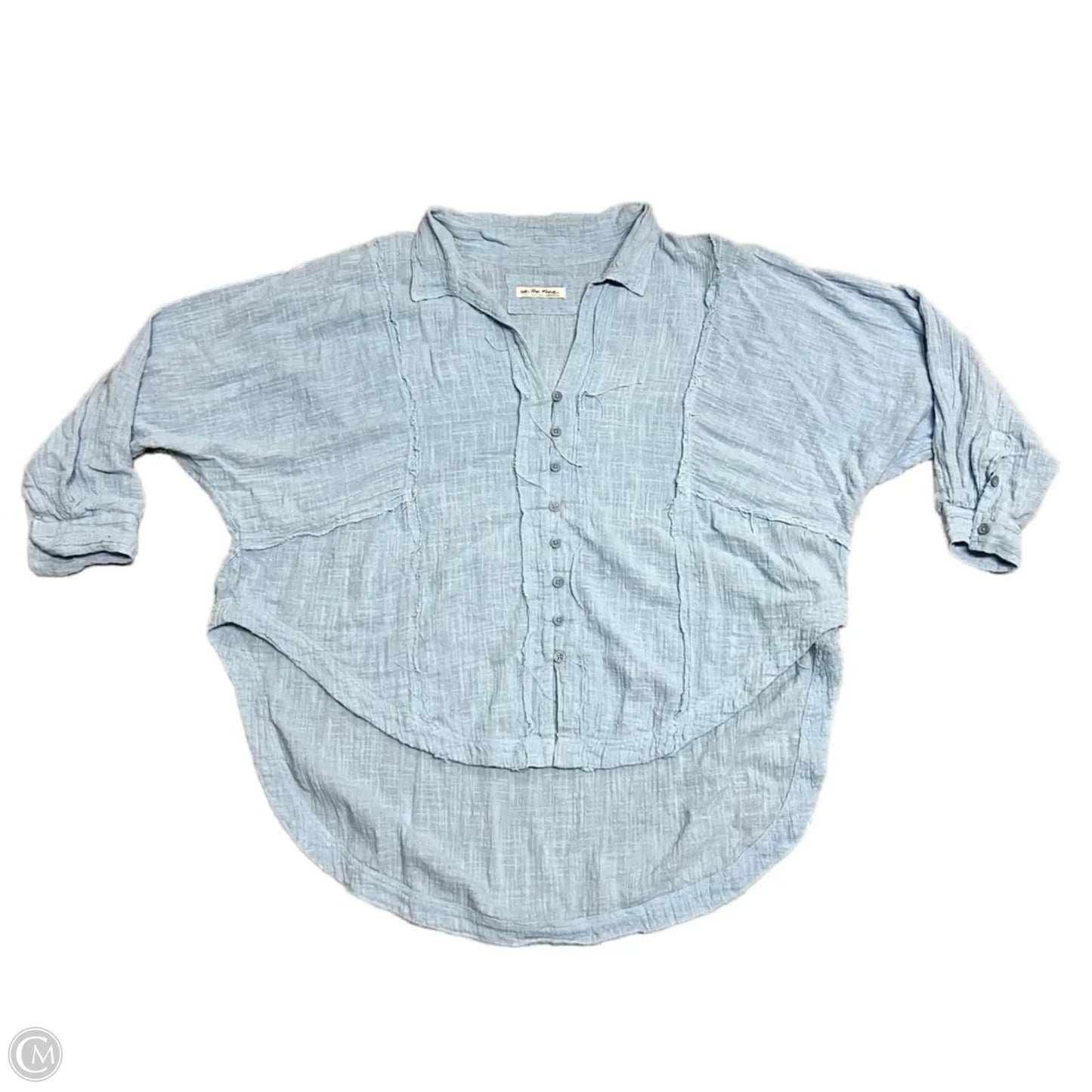 Top Long Sleeve By We The Free In Blue, Size: S