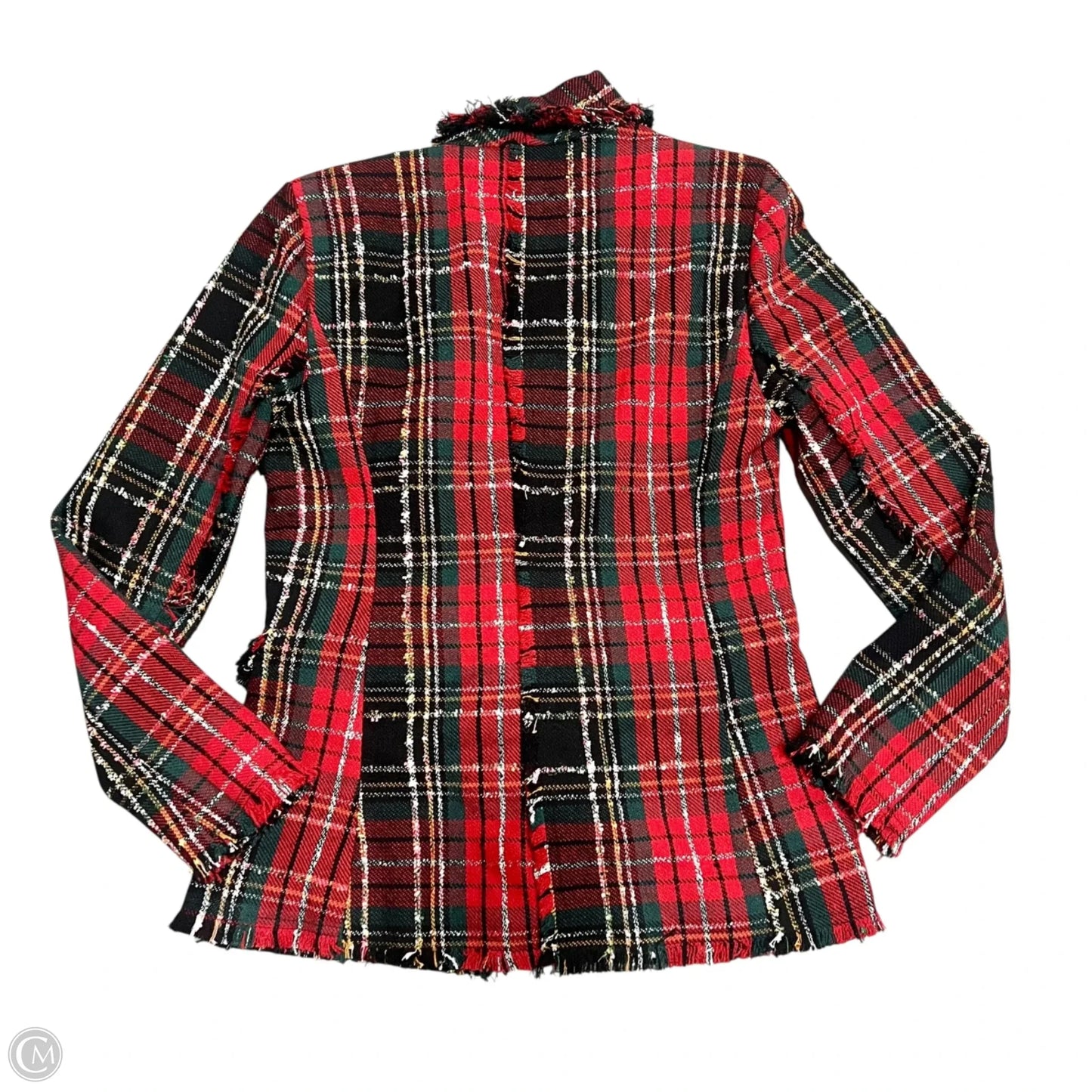 Blazer By Rachel Zoe In Green & Red, Size: S