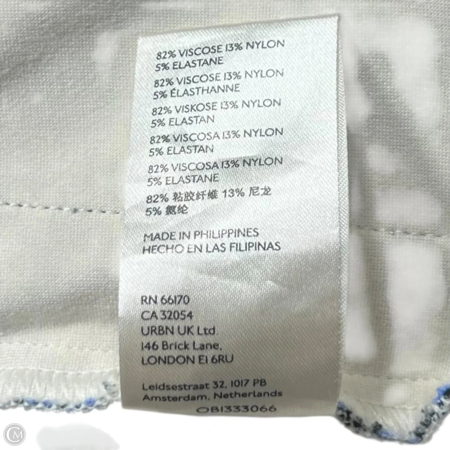 Pants Leggings By Maeve In Blue & Cream, Size: Xs