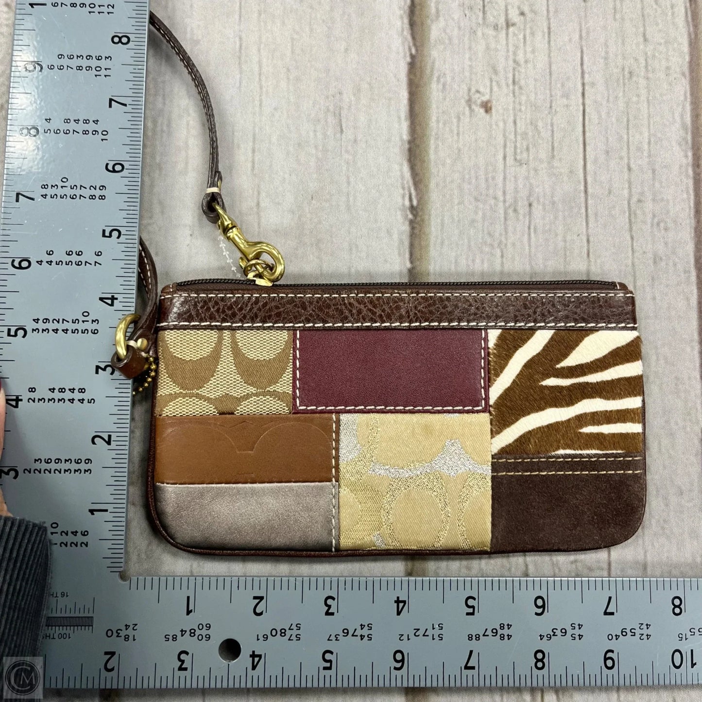 Wristlet Designer By Coach, Size: Small