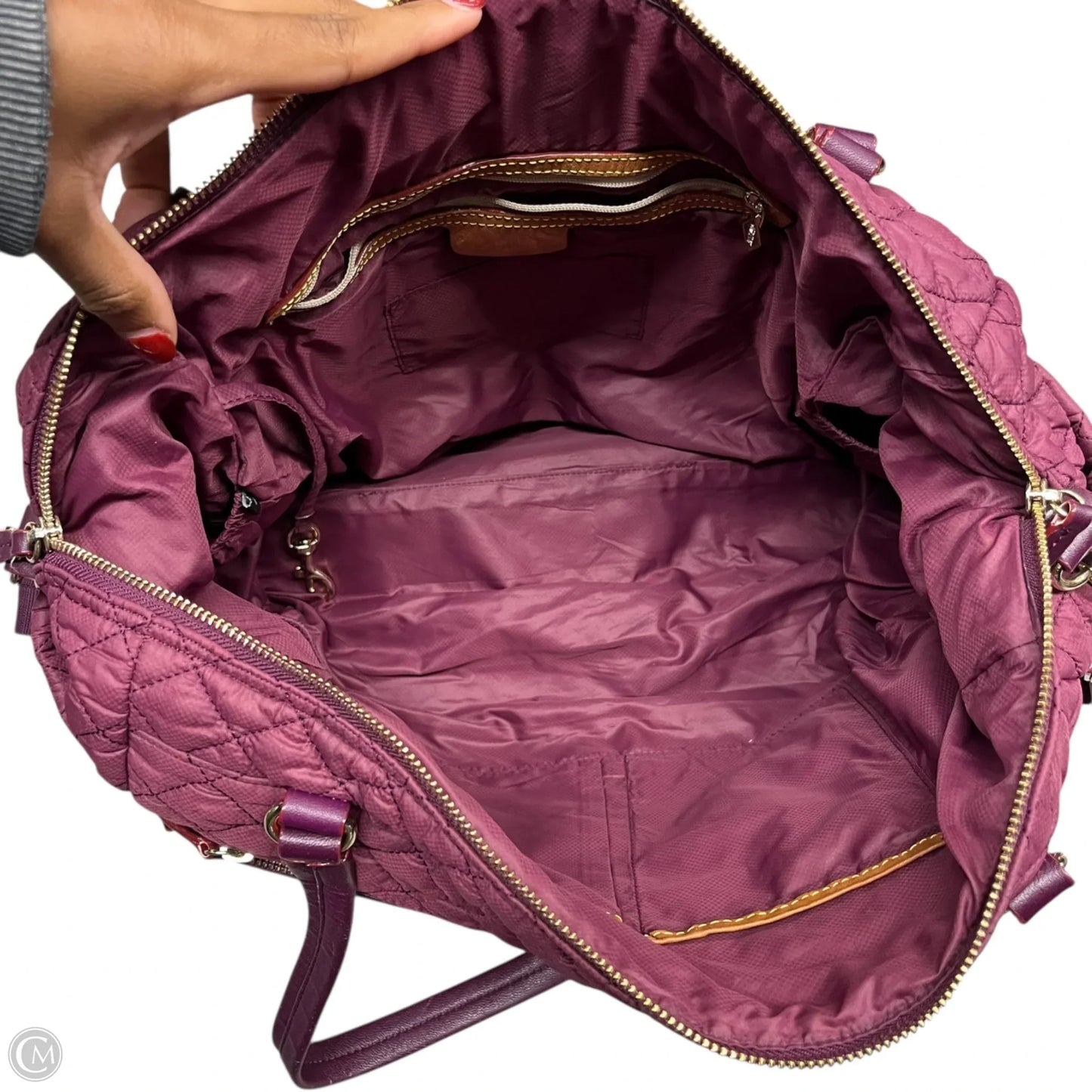 Handbag Designer By Mz Wallace, Size: Large