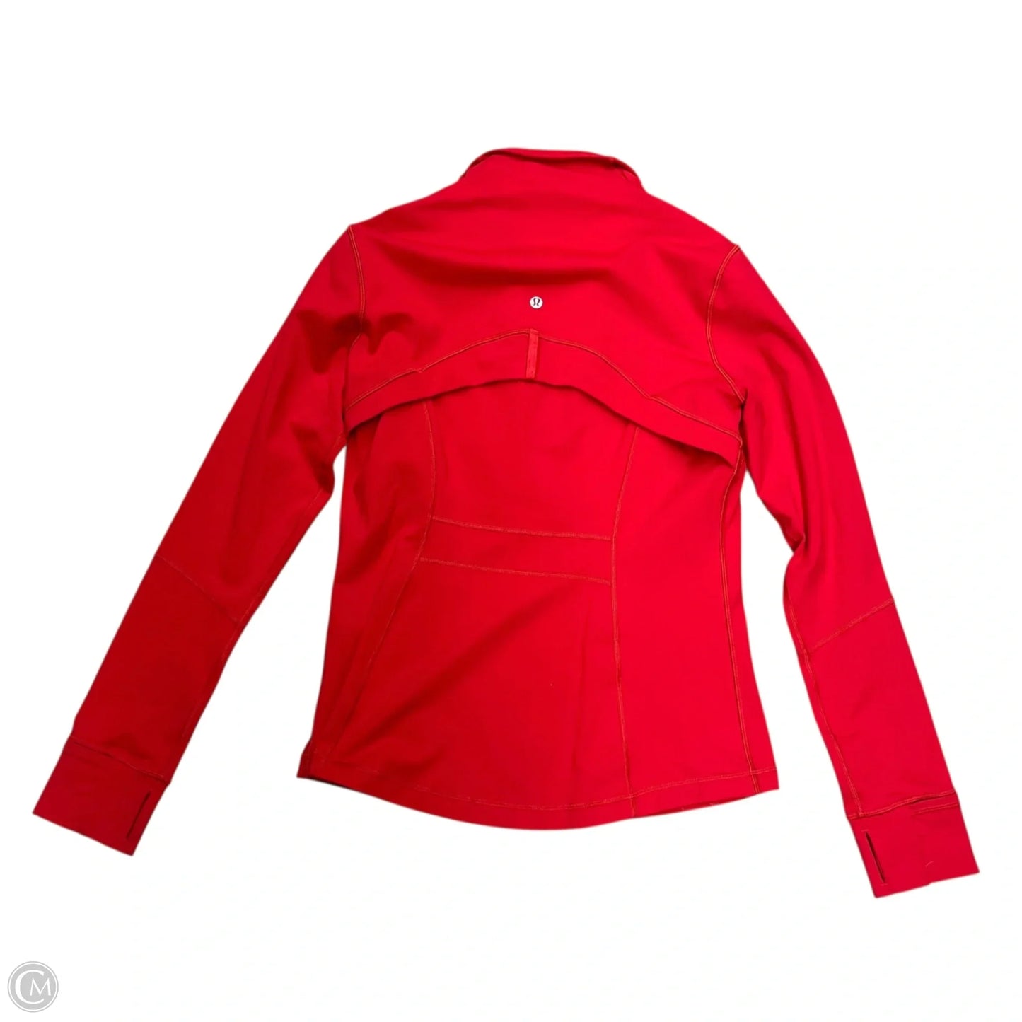 Athletic Jacket By Lululemon In Red, Size: L