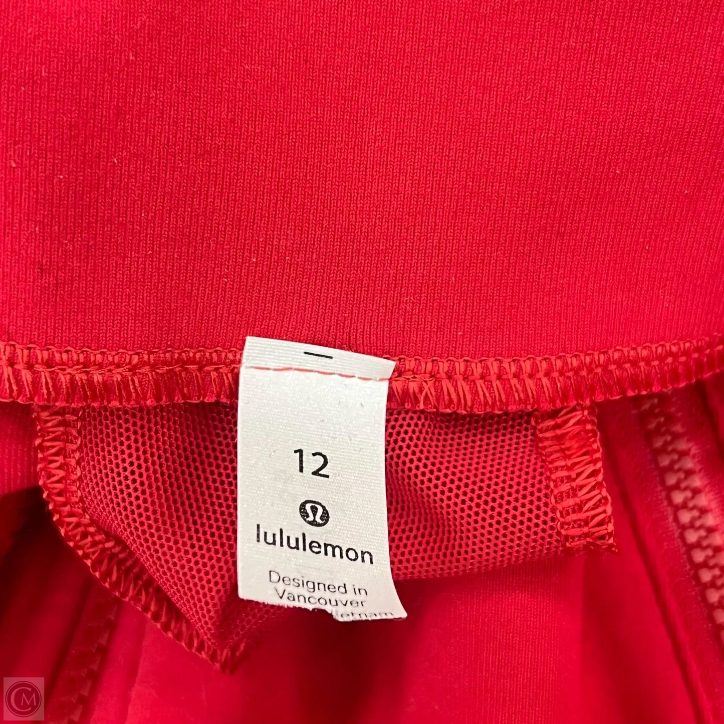 Athletic Jacket By Lululemon In Red, Size: L