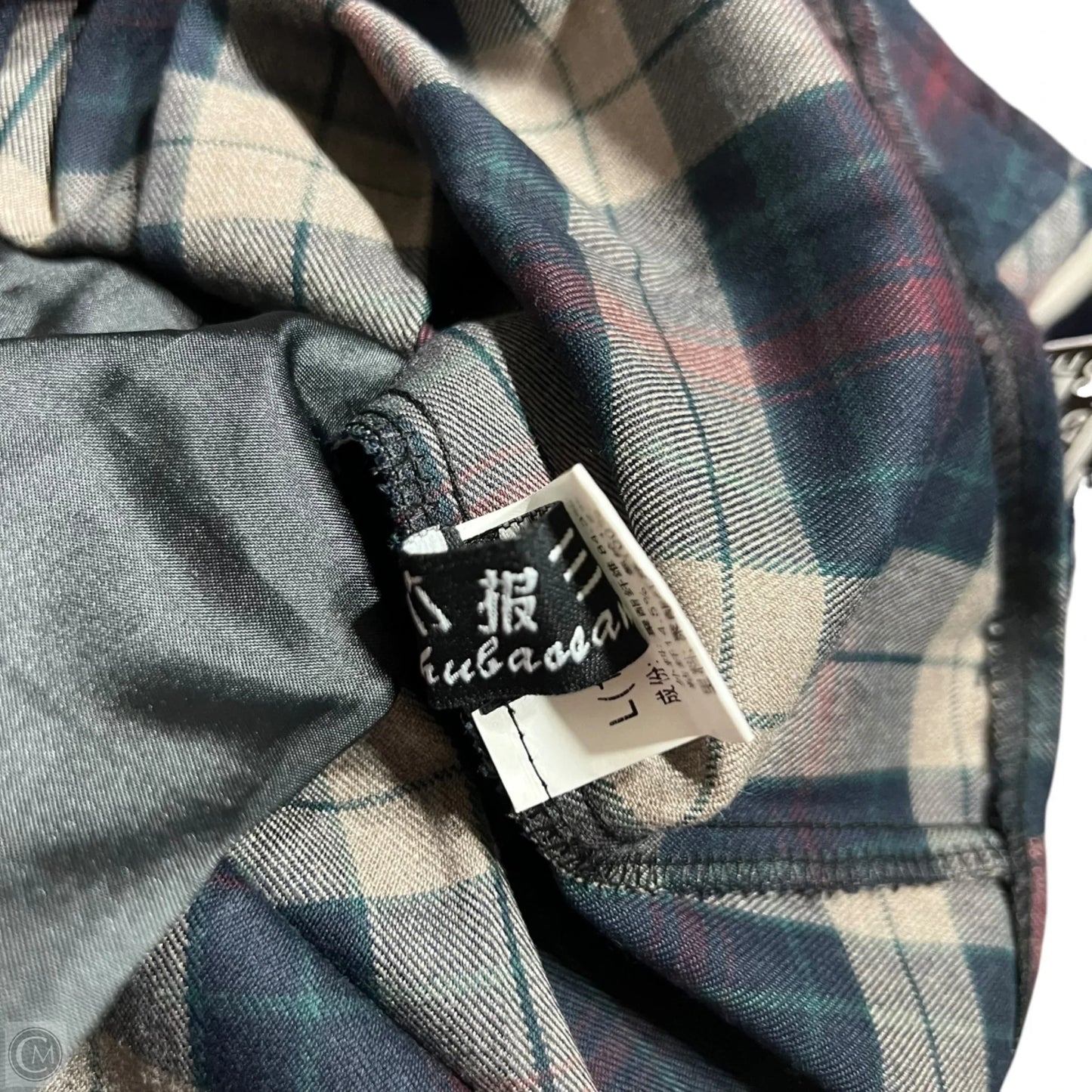 Skirt Mini & Short In Plaid Pattern, Size: M