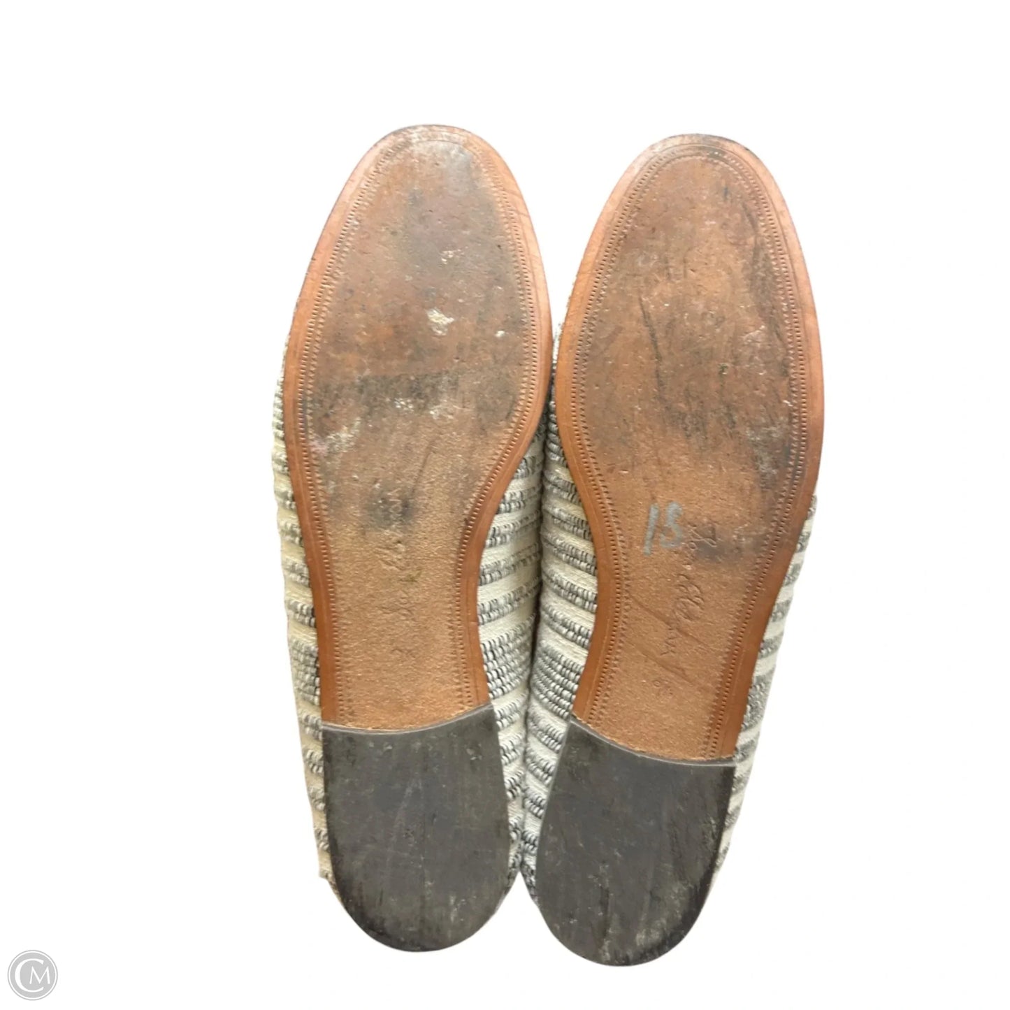 Shoes Flats By Sam Edelman In Black & Cream, Size: 9.5