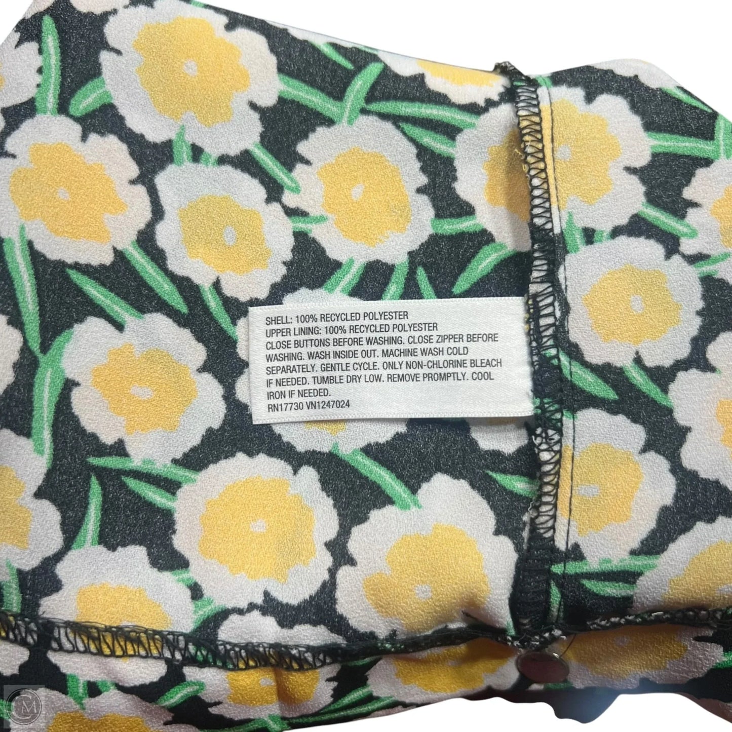 Dress Casual Short By Target-designer In Black & Yellow, Size: L
