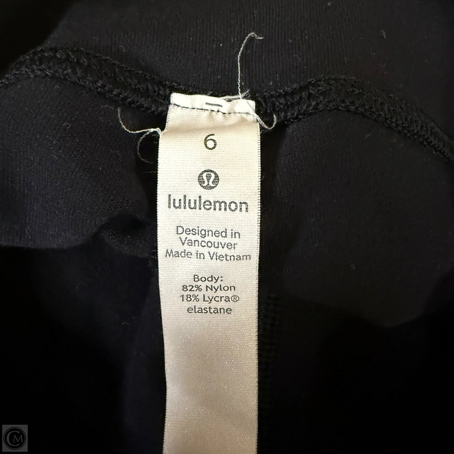 Athletic Leggings By Lululemon In Black, Size: 6