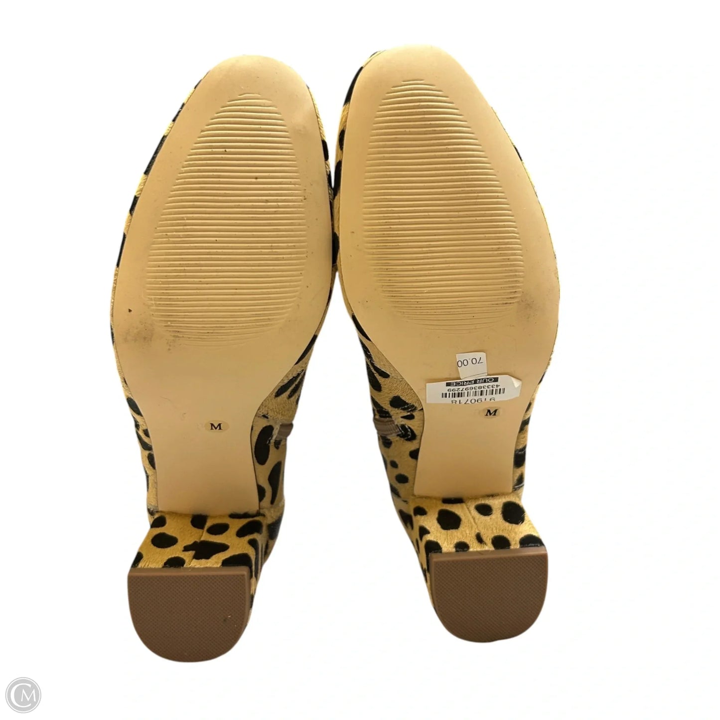 Boots Ankle Heels By Matisse In Animal Print, Size: 8