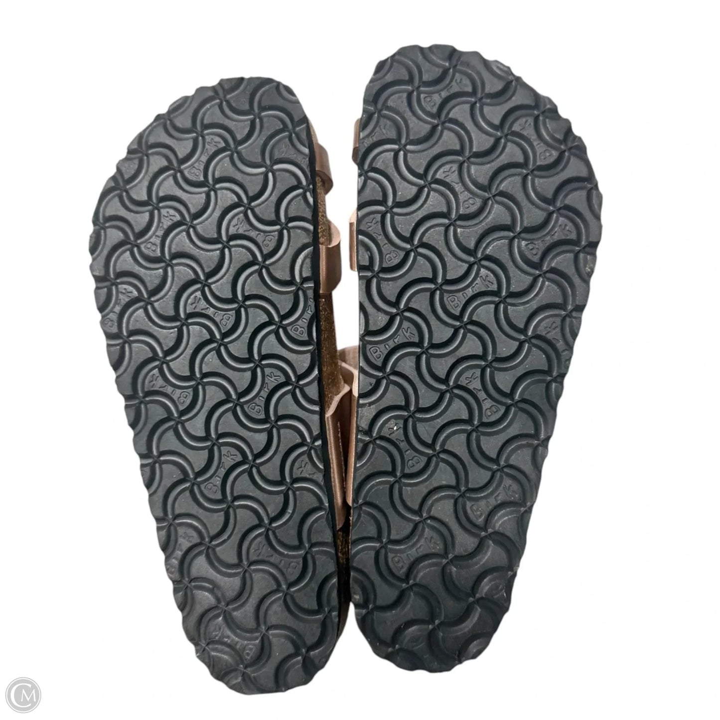 Sandals Flats By Birkenstock In Cream, Size: 7