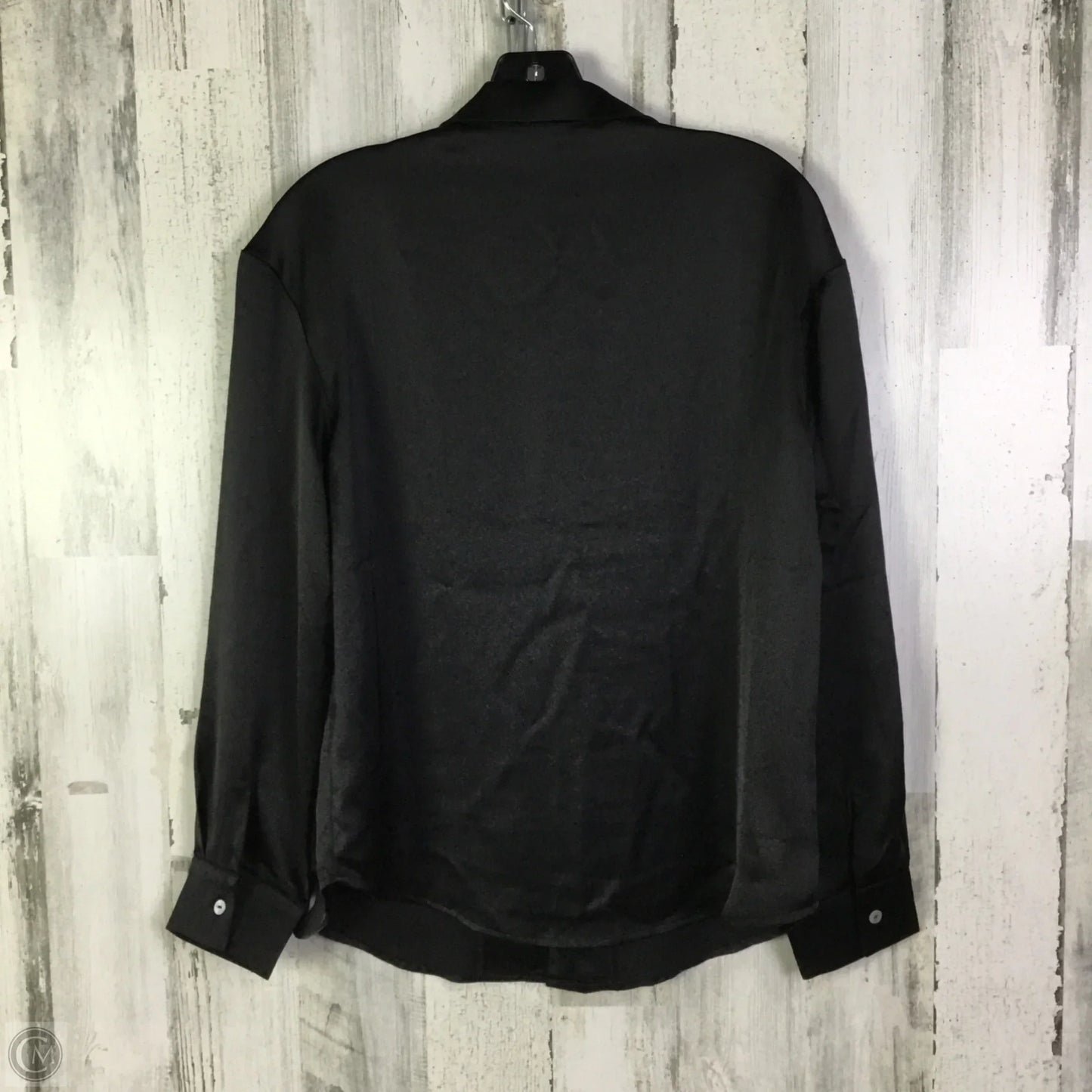 Blouse Long Sleeve By Rachel Zoe In Black, Size: M