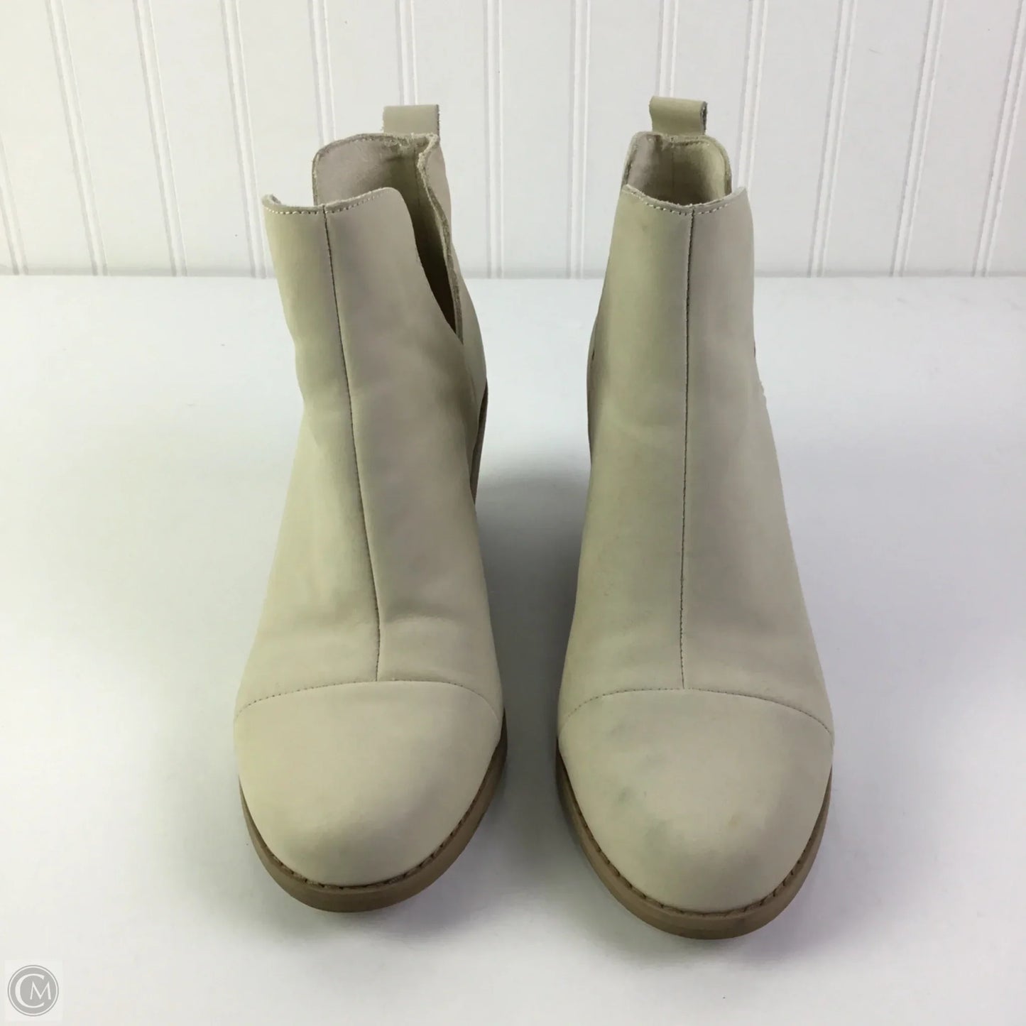 Boots Ankle Heels By Toms In Ivory, Size: 9