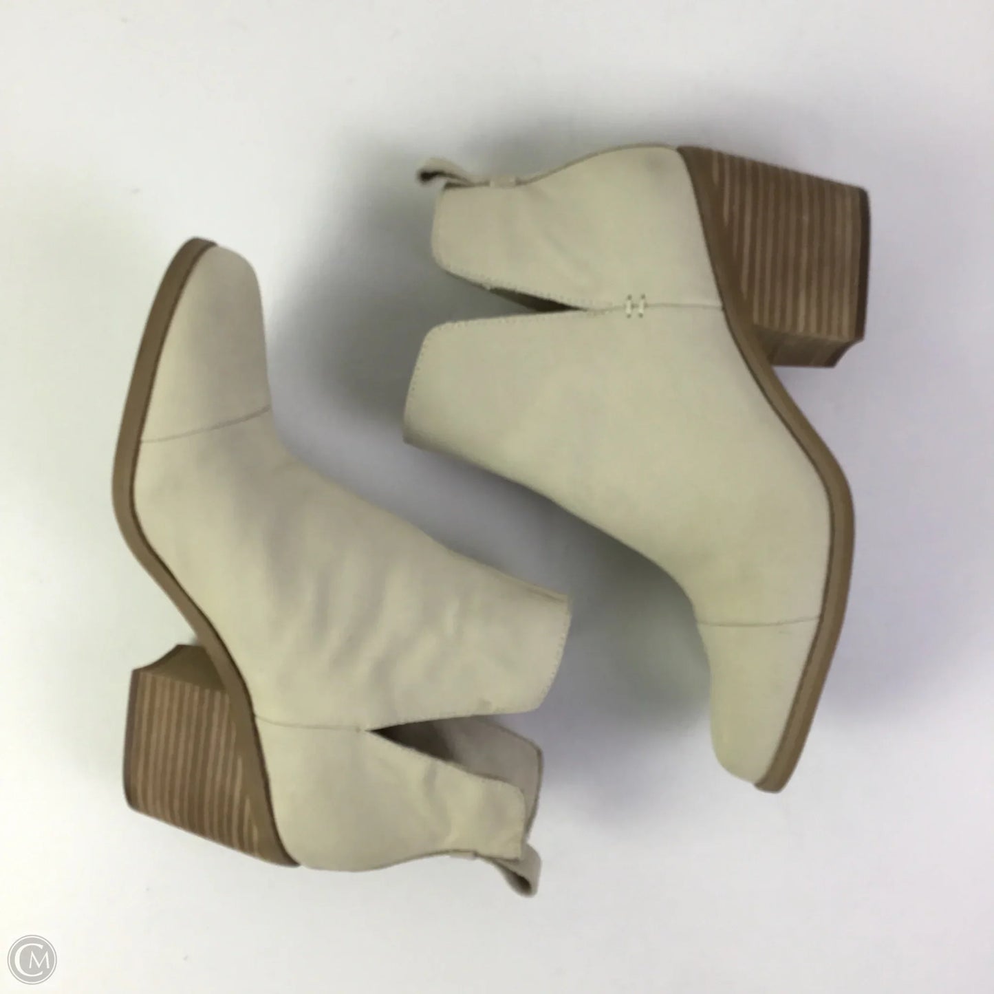 Boots Ankle Heels By Toms In Ivory, Size: 9
