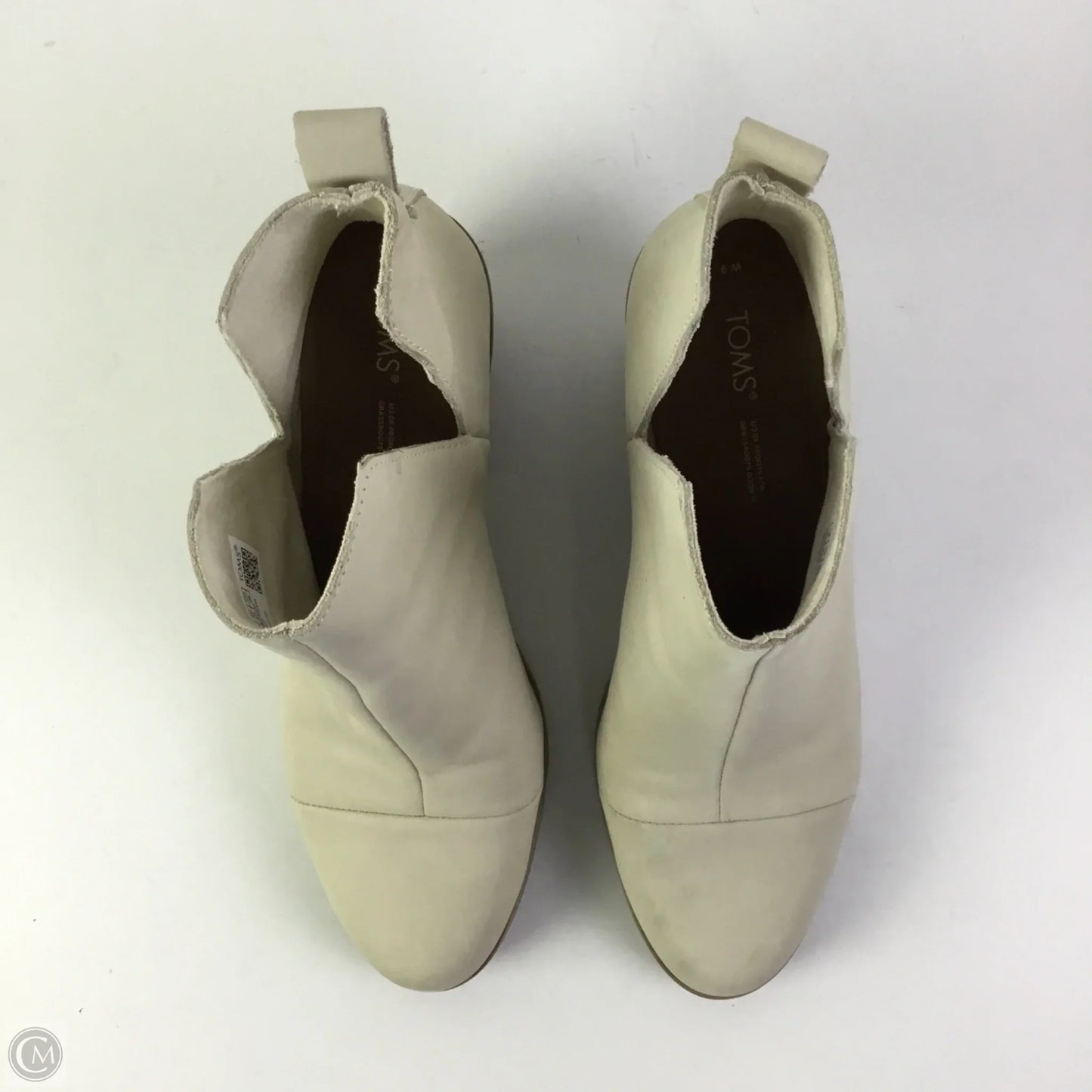 Boots Ankle Heels By Toms In Ivory, Size: 9