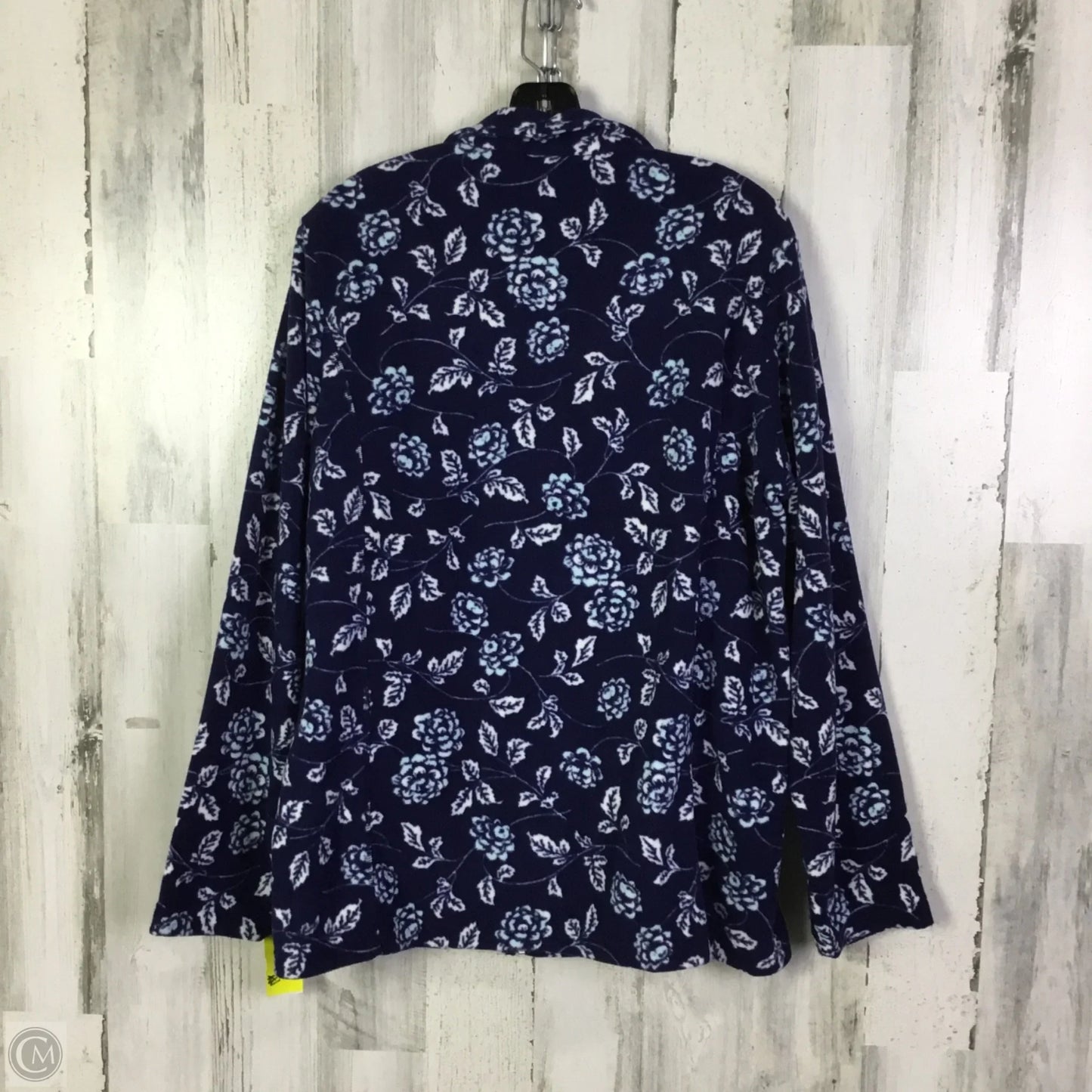 Jacket Fleece By Lands End In Blue, Size: Xl