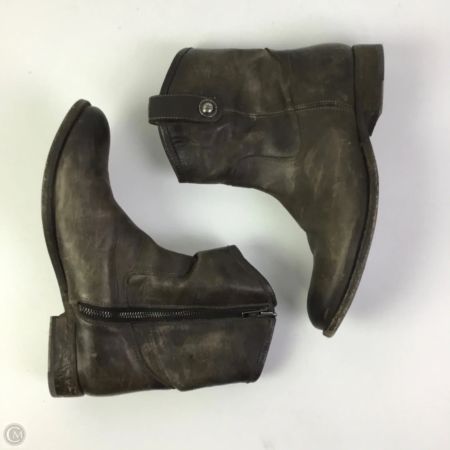 Boots Designer By Frye In Taupe, Size: 10