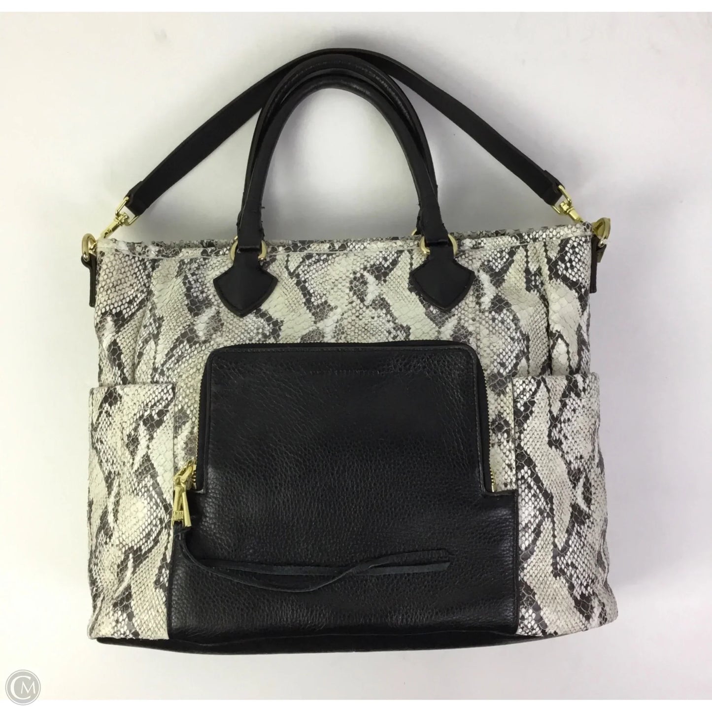 Handbag Leather By Aimee Kestenberg, Size: Large