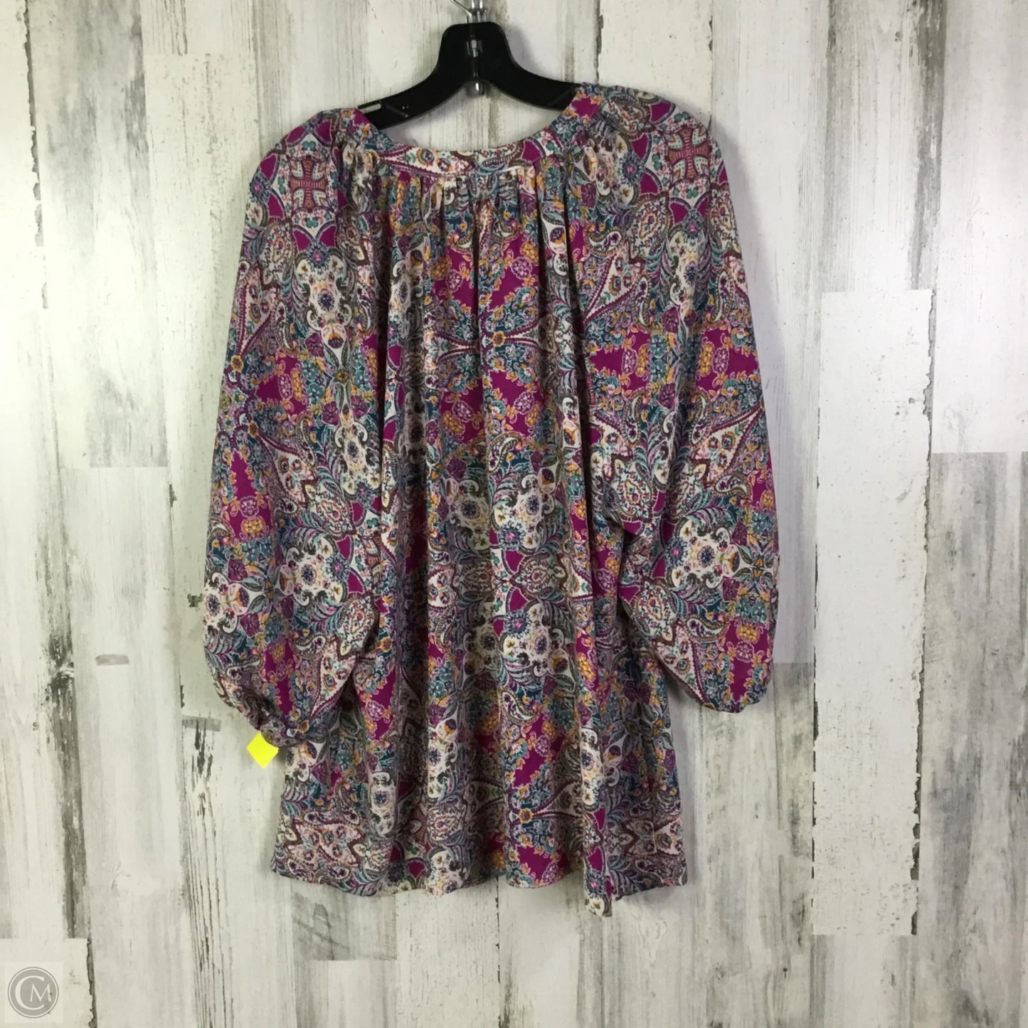 Top Long Sleeve By Rose And Olive In Multi-colored, Size: 1x