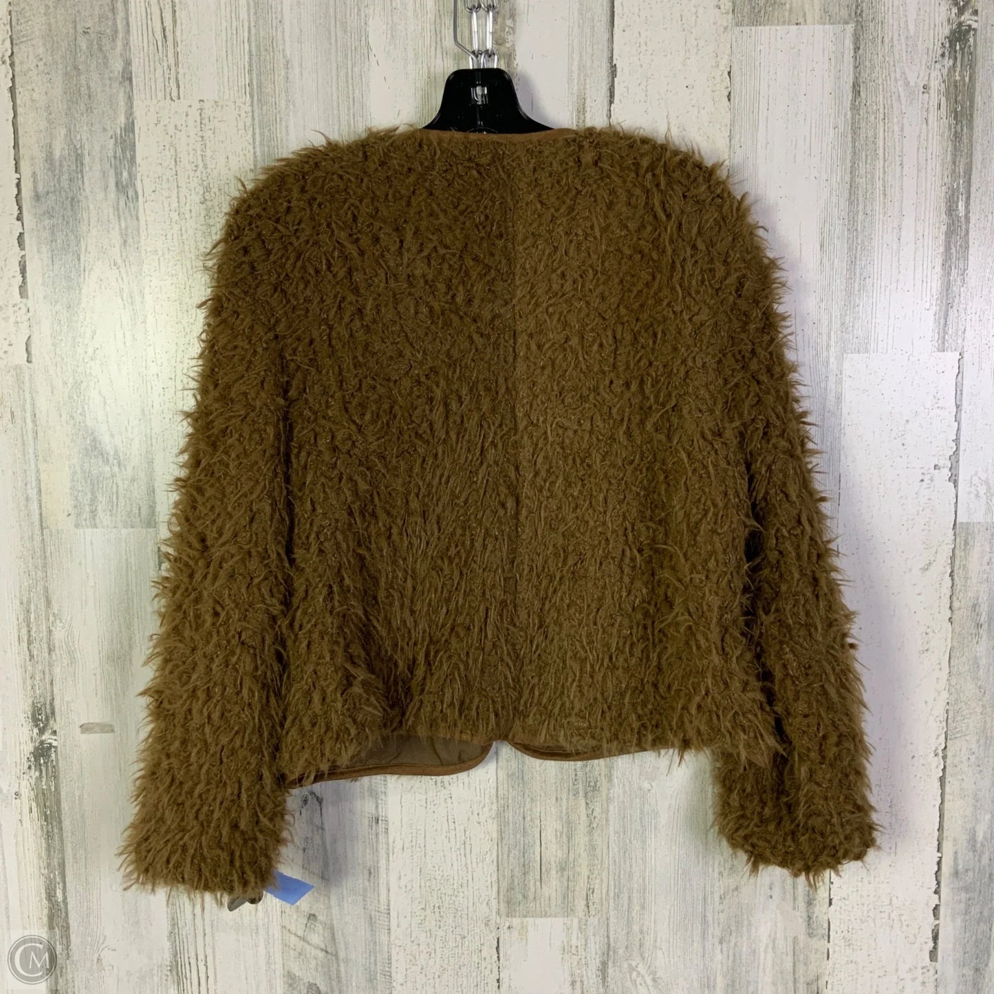 Jacket Faux Fur & Sherpa By Hyfve In Brown, Size: S