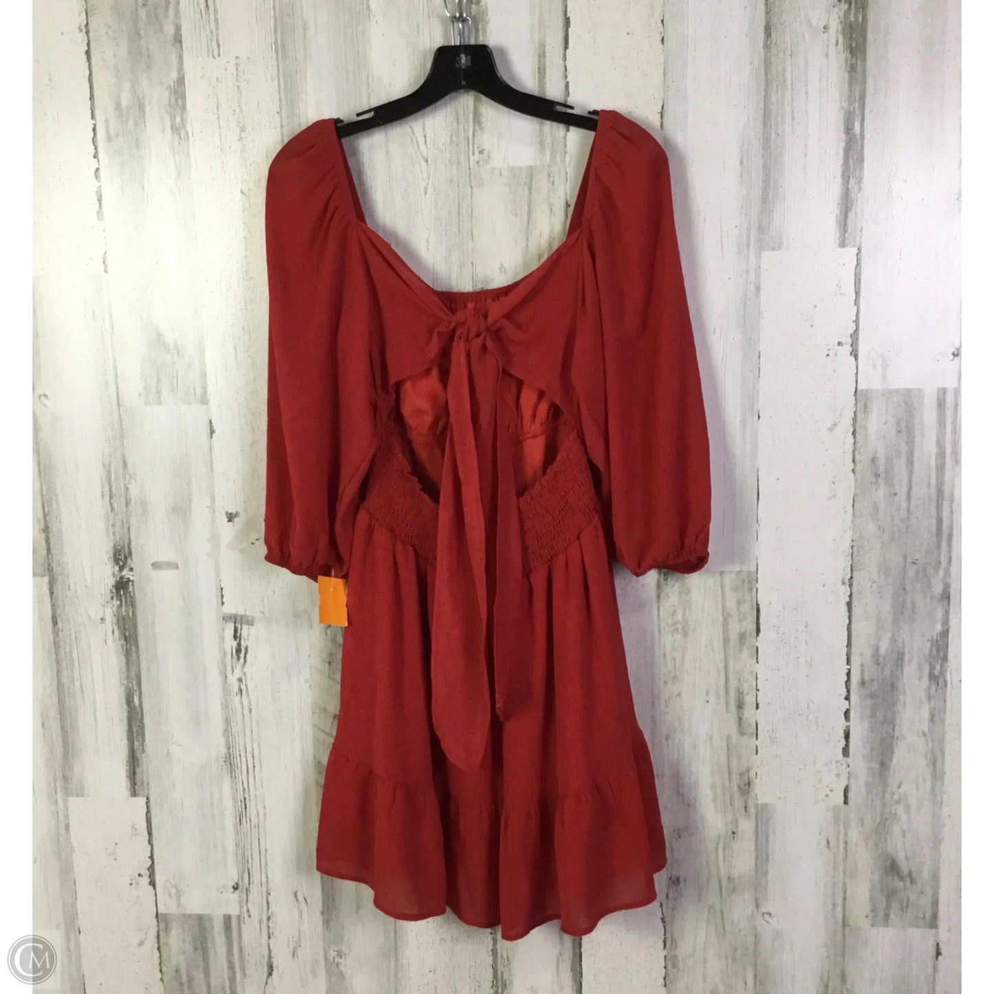 Dress Casual Short By Exlura In Red, Size: M