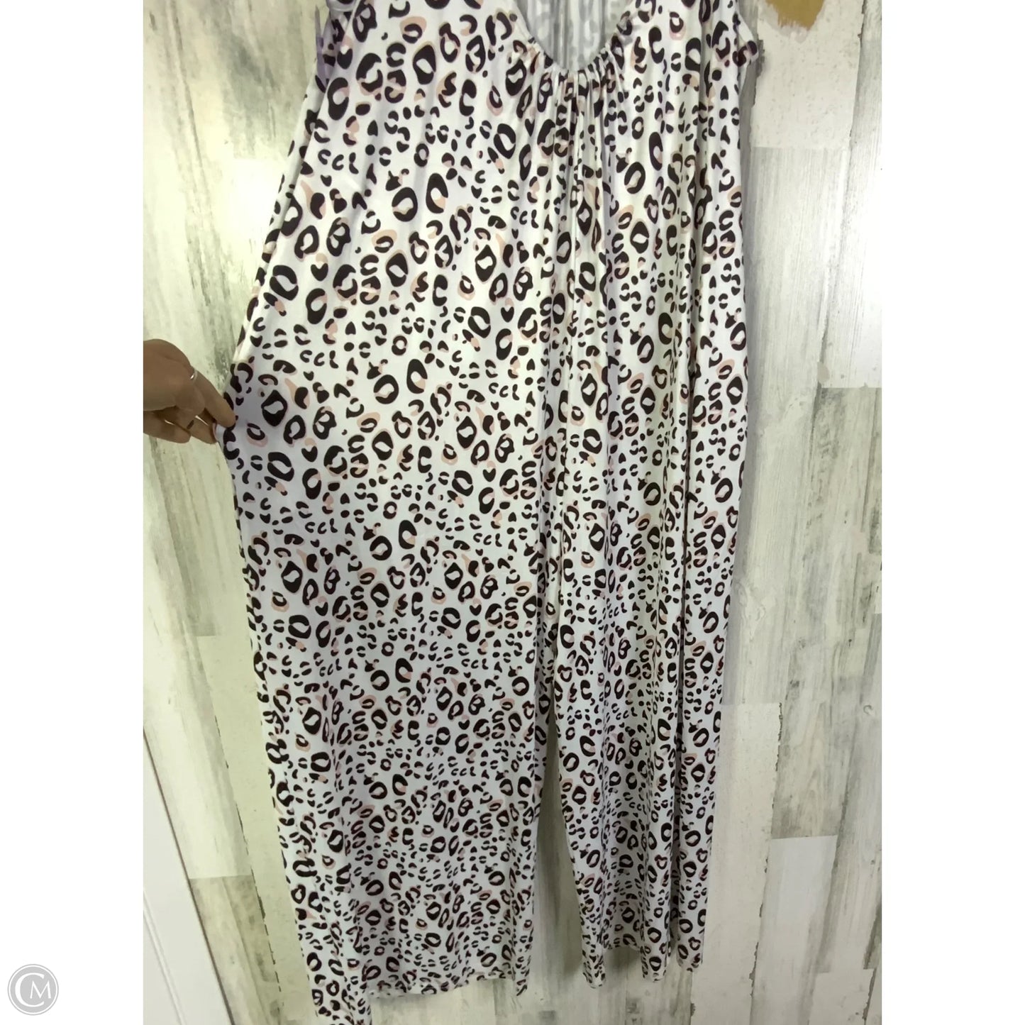 Jumpsuit By Shein In Animal Print, Size: 1x