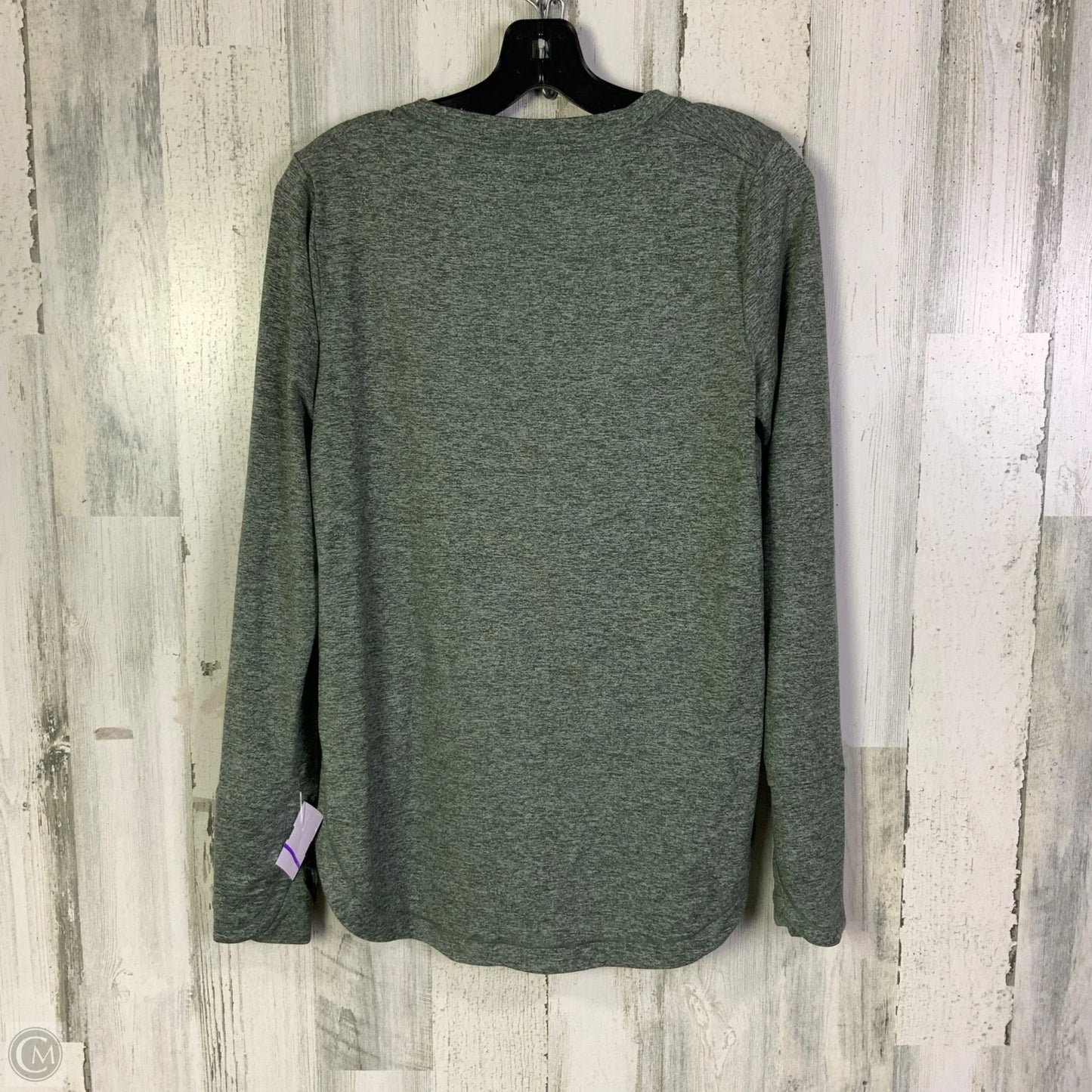 Athletic Top Long Sleeve Crewneck By Athleta In Green, Size: S
