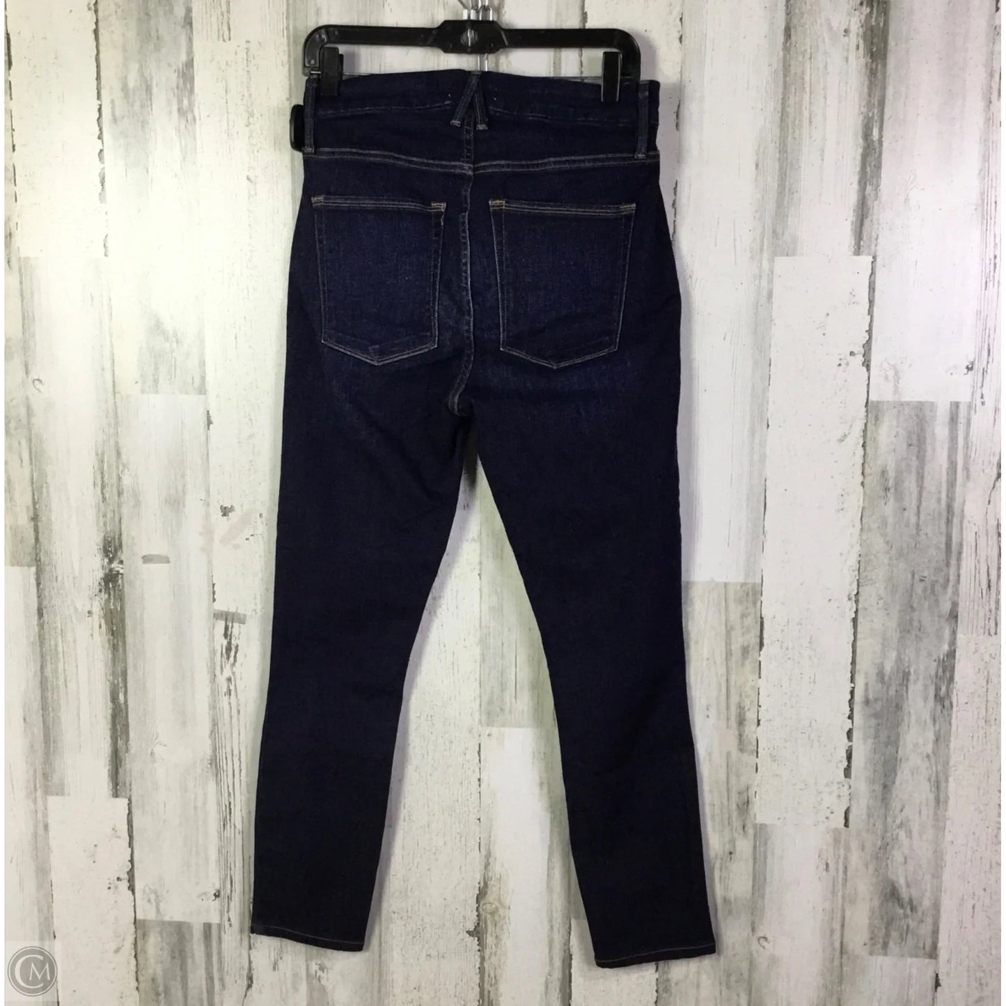 Jeans Skinny By Good American In Blue Denim, Size: 10