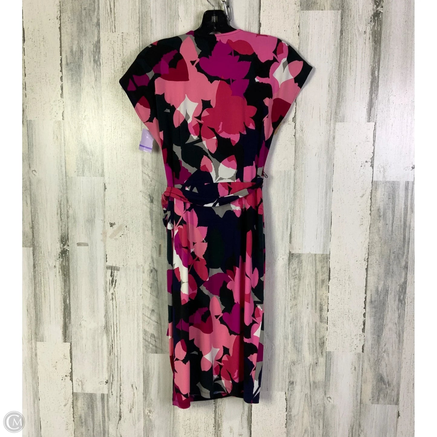 Dress Work By Maggy London In Black & Pink, Size: S