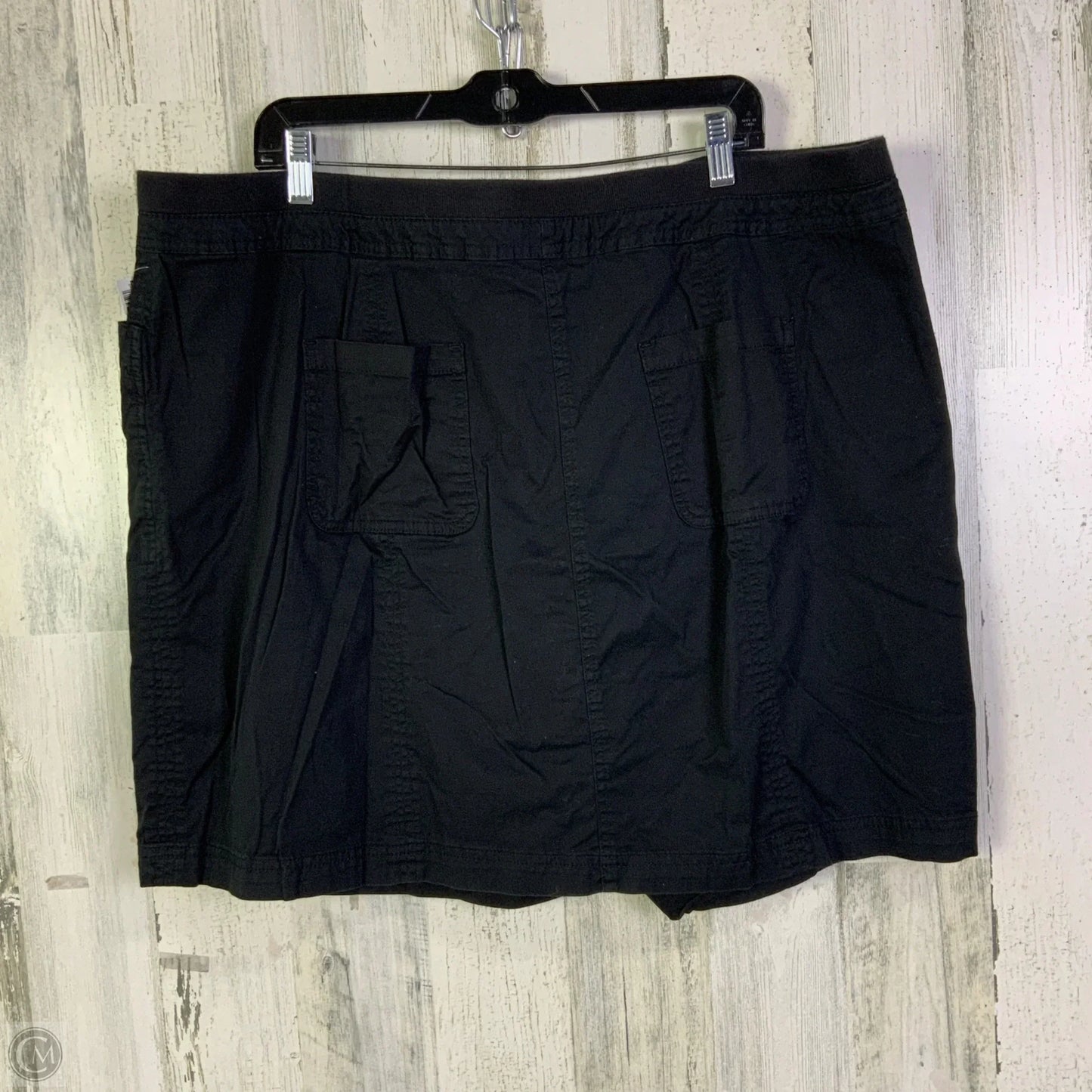 Skort By Karen Scott In Black, Size: 20