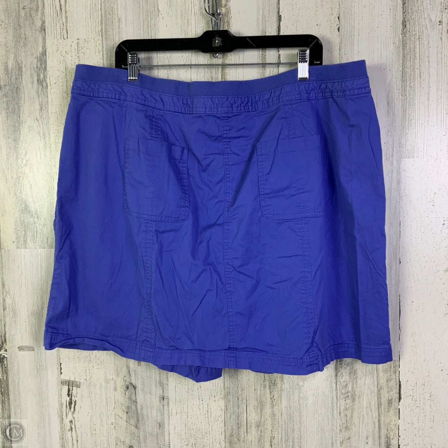 Skort By Karen Scott In Blue, Size: 20