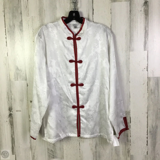 Lounge Set Pants By Clothes Mentor In White, Size: M