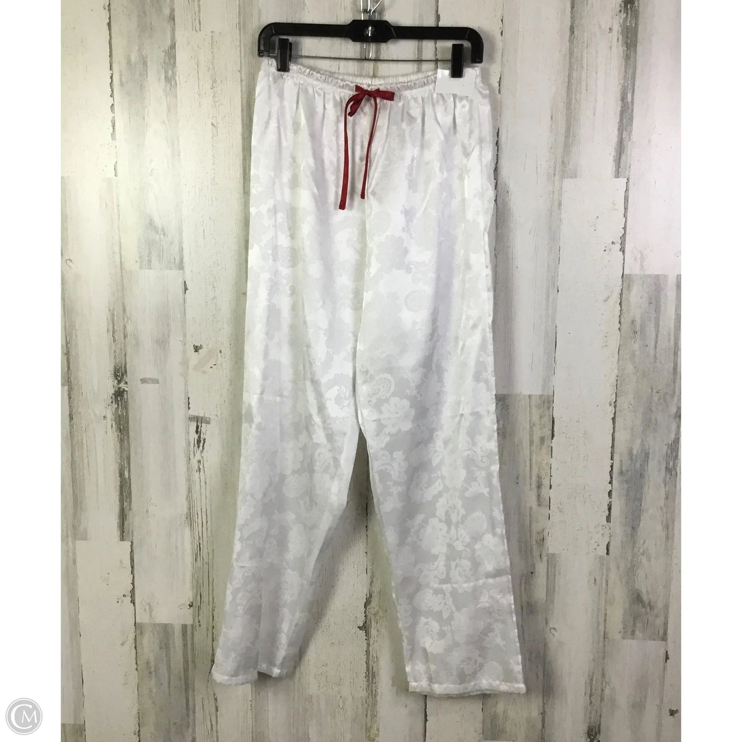 Lounge Set Pants By Clothes Mentor In White, Size: M