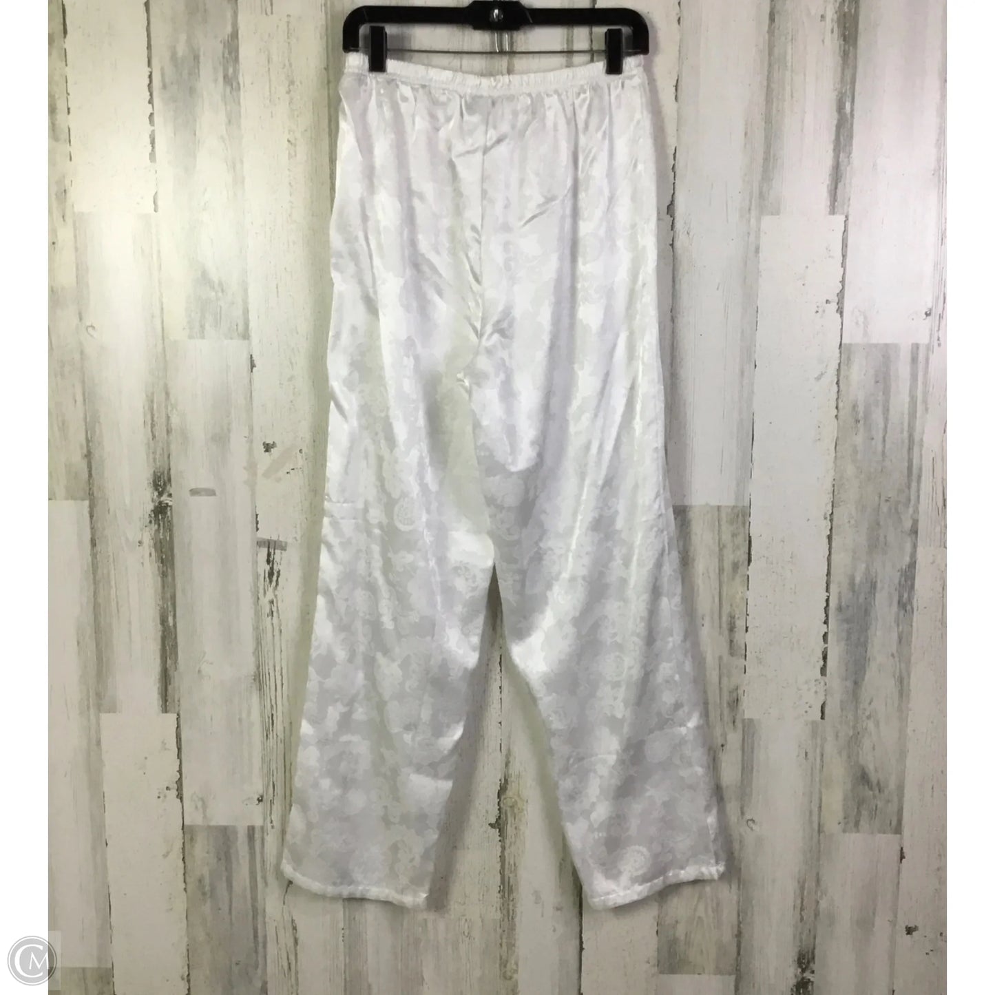 Lounge Set Pants By Clothes Mentor In White, Size: M