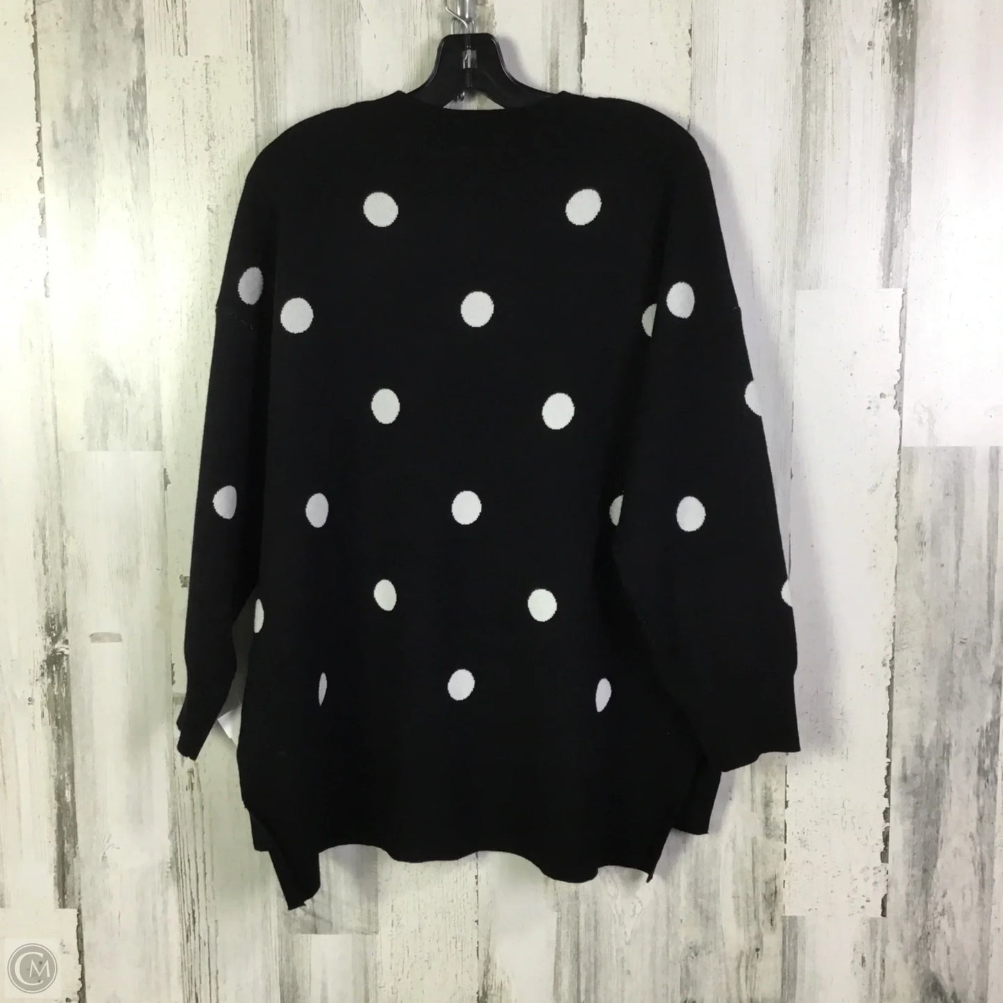 Sweater By Philosophy In Black, Size: 1x