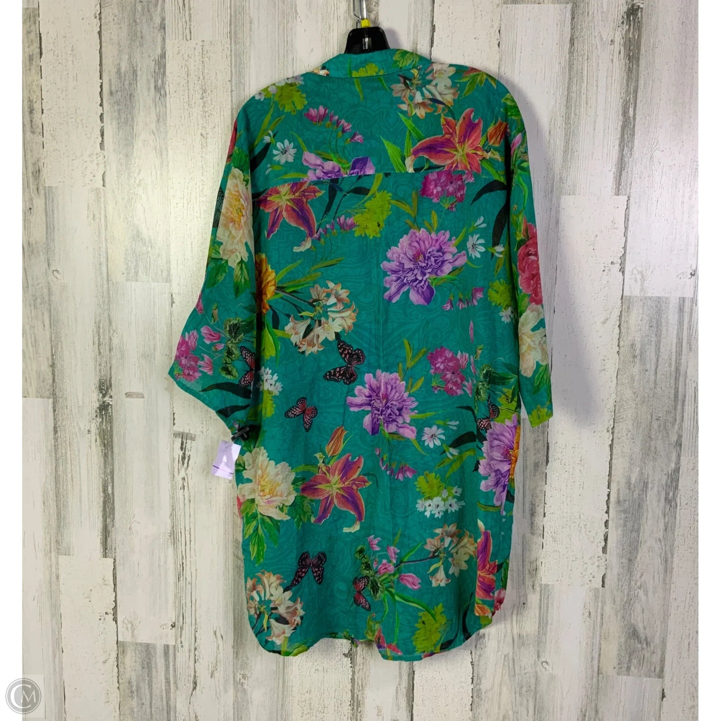 Dress Casual Short By Johnny Was In Green, Size: M