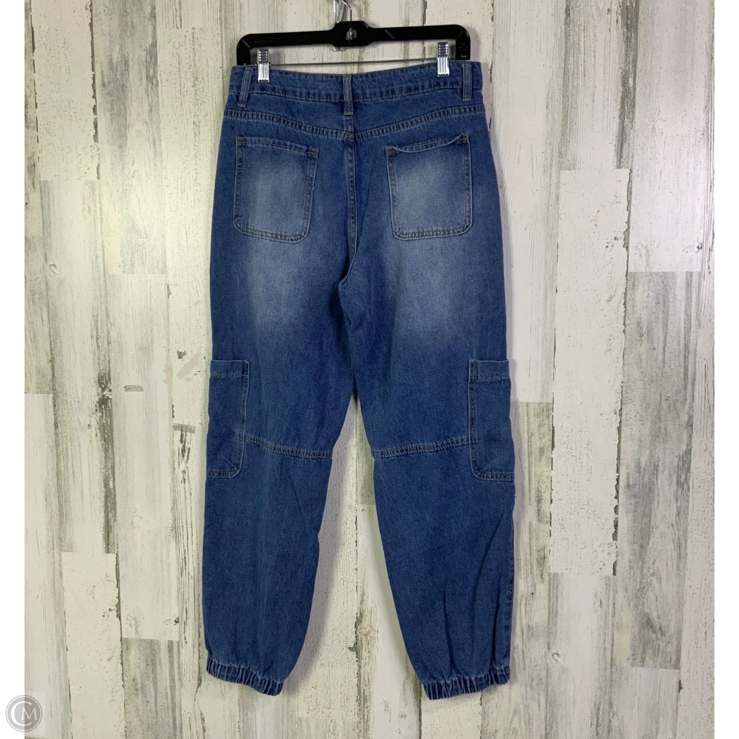 Pants Joggers By Cmf In Blue Denim, Size: 8
