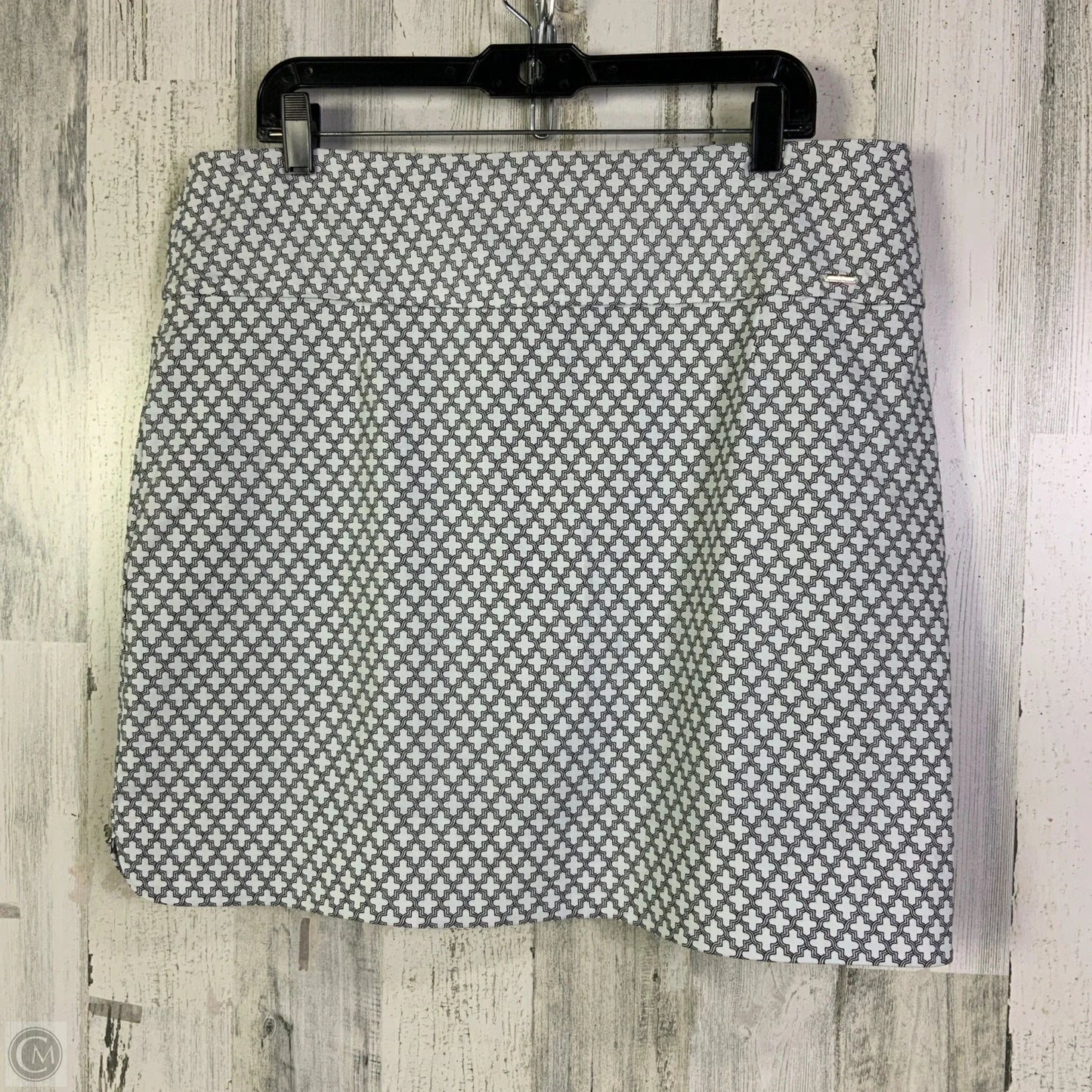 Skort By Sc & Co In Black & White, Size: 22