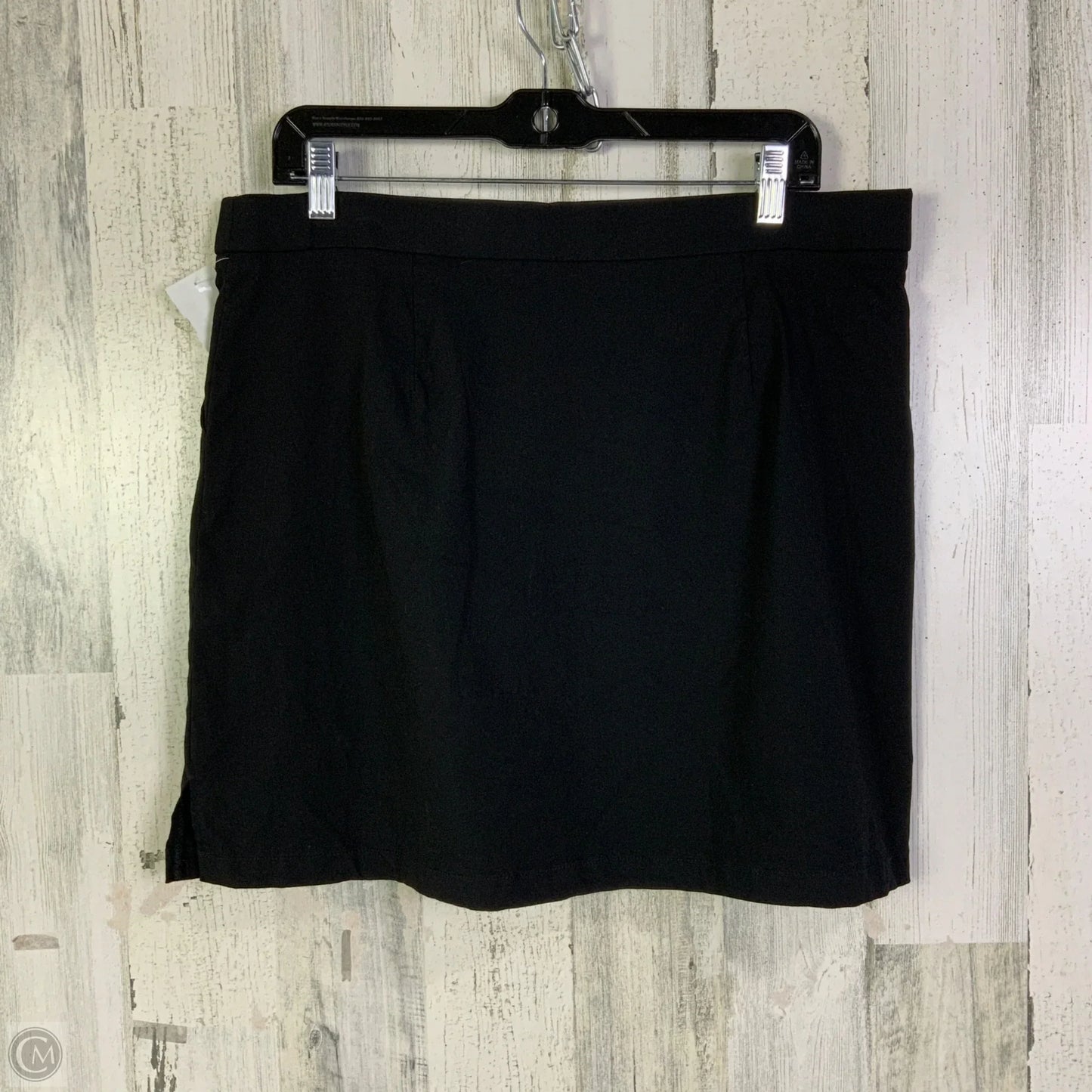 Skort By Rafaella In Black, Size: 12
