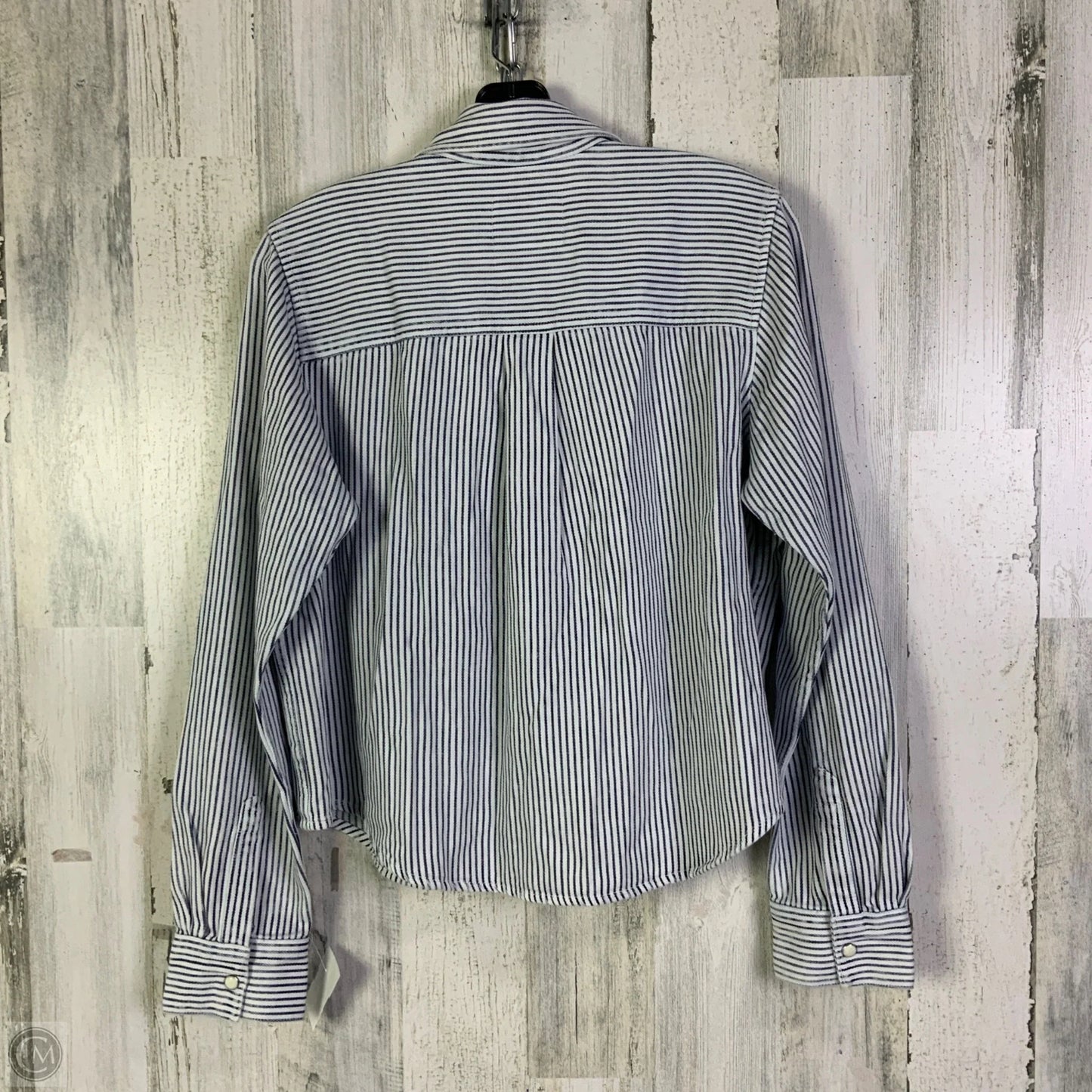 Jacket Shirt By Rails In Blue & White, Size: M