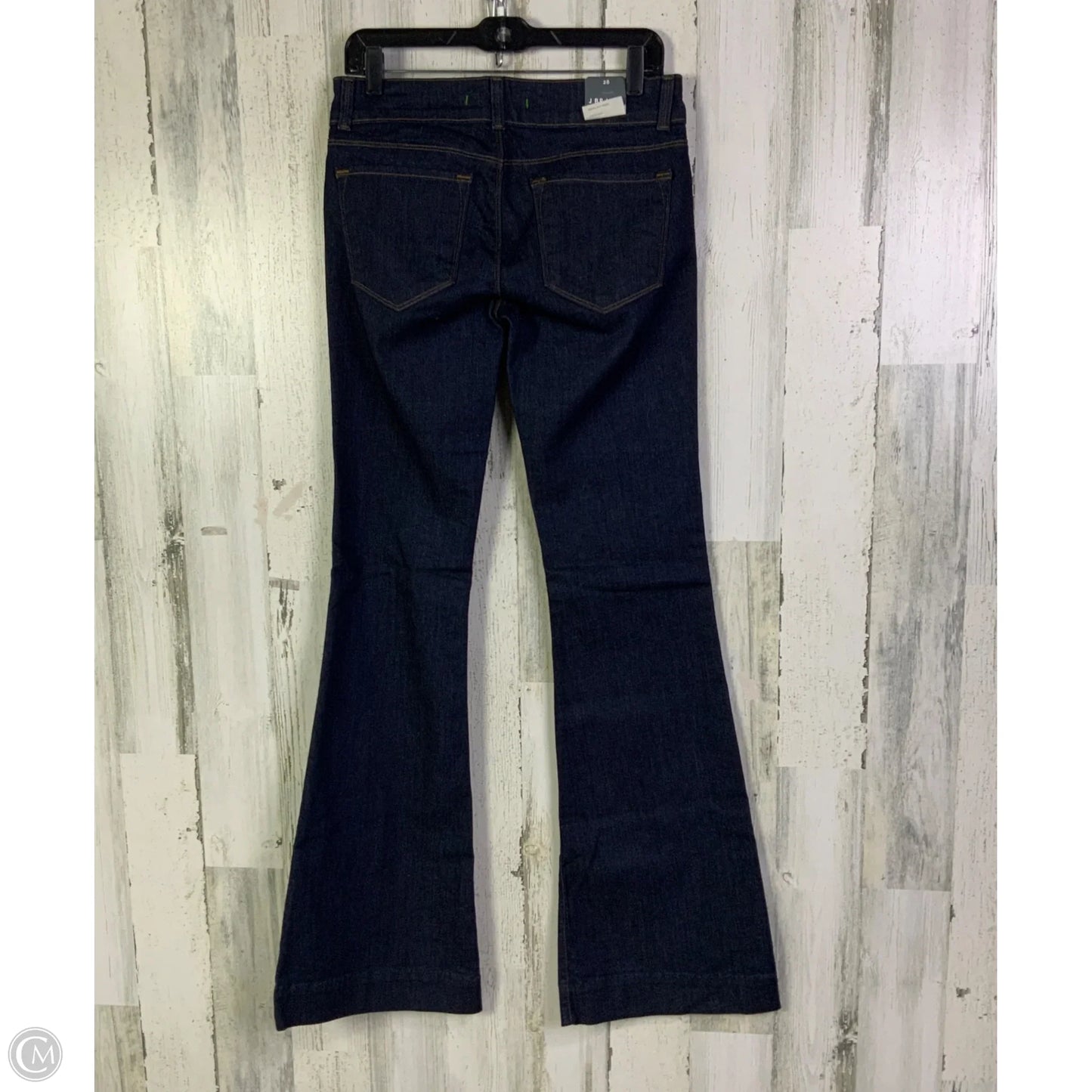 Jeans Flared By J Brand In Blue Denim, Size: 6