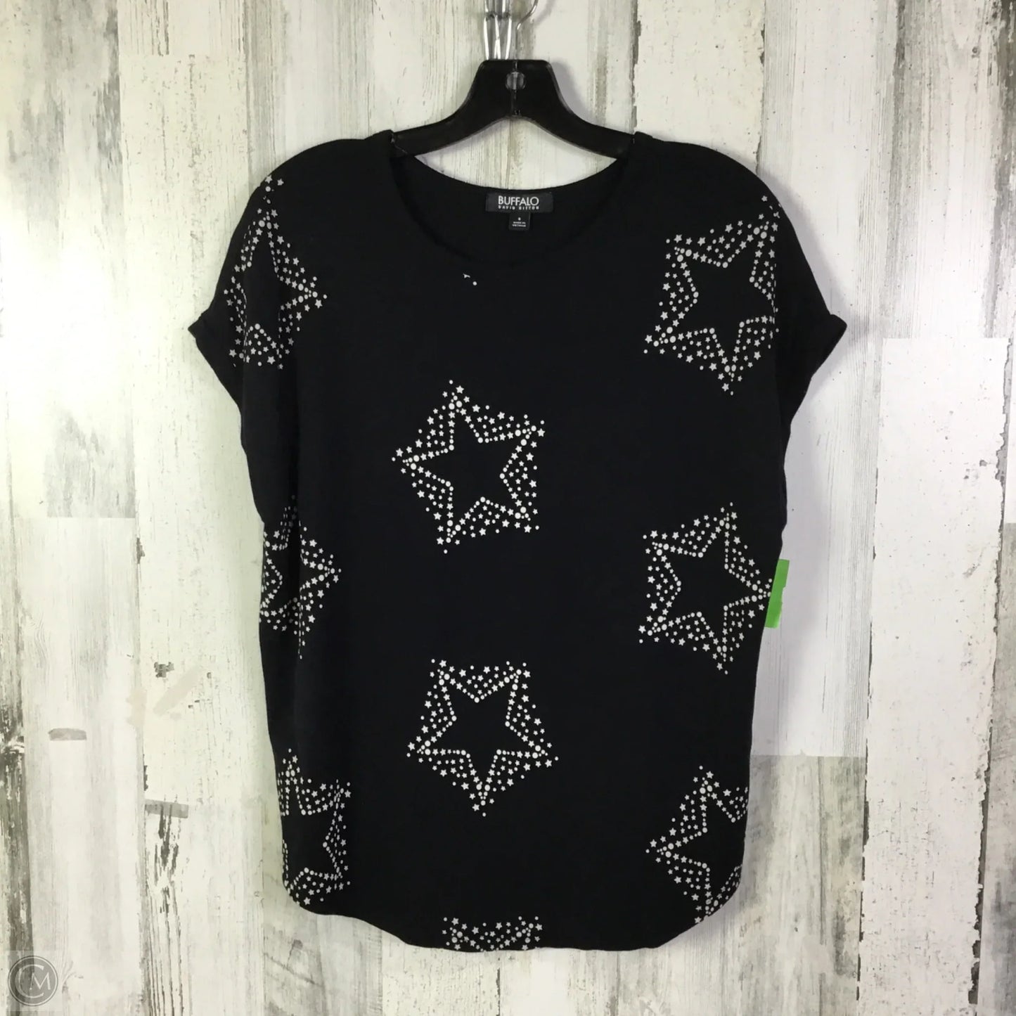 Top Short Sleeve Basic By Buffalo David Bitton In Black, Size: S