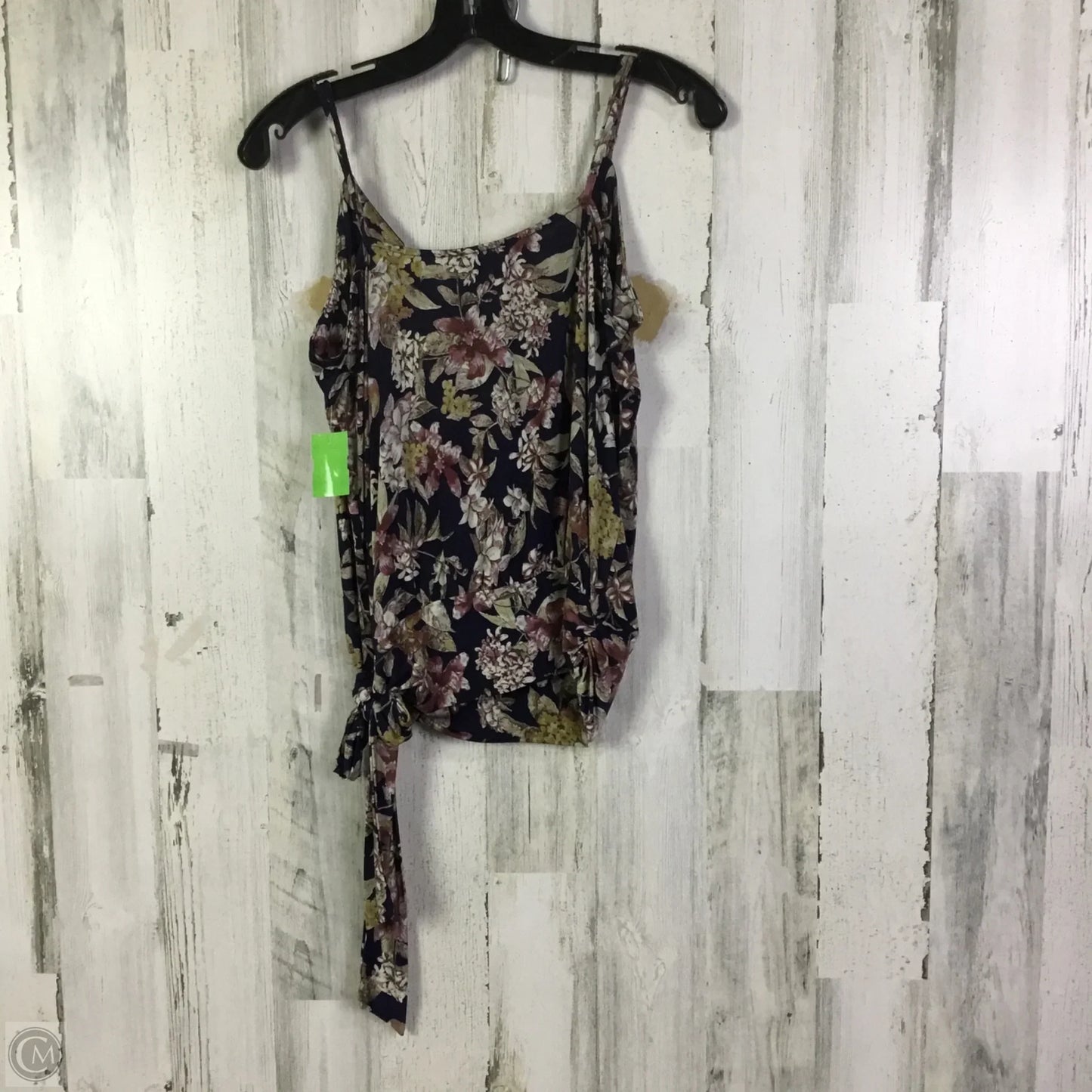 Blouse Sleeveless By Veronica M In Blue & Pink, Size: M