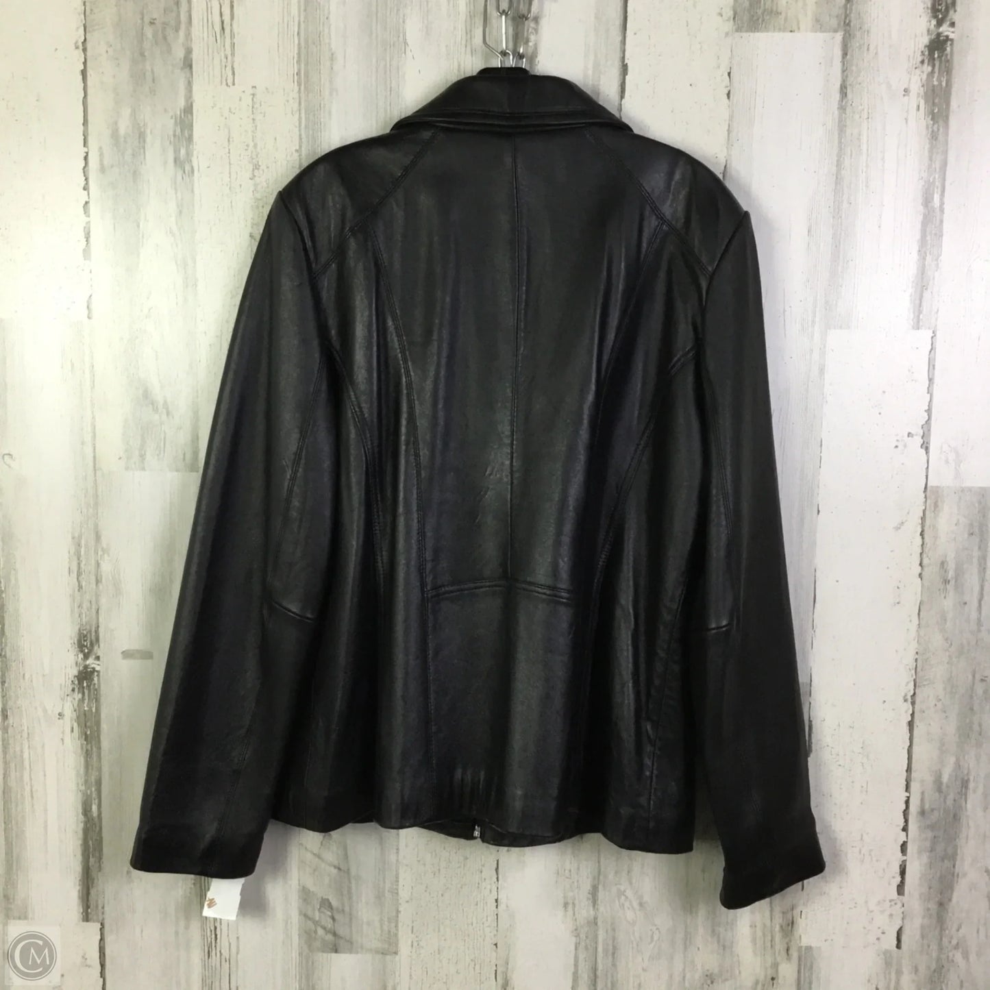 Jacket Leather By Wilsons Leather In Black, Size: Xl